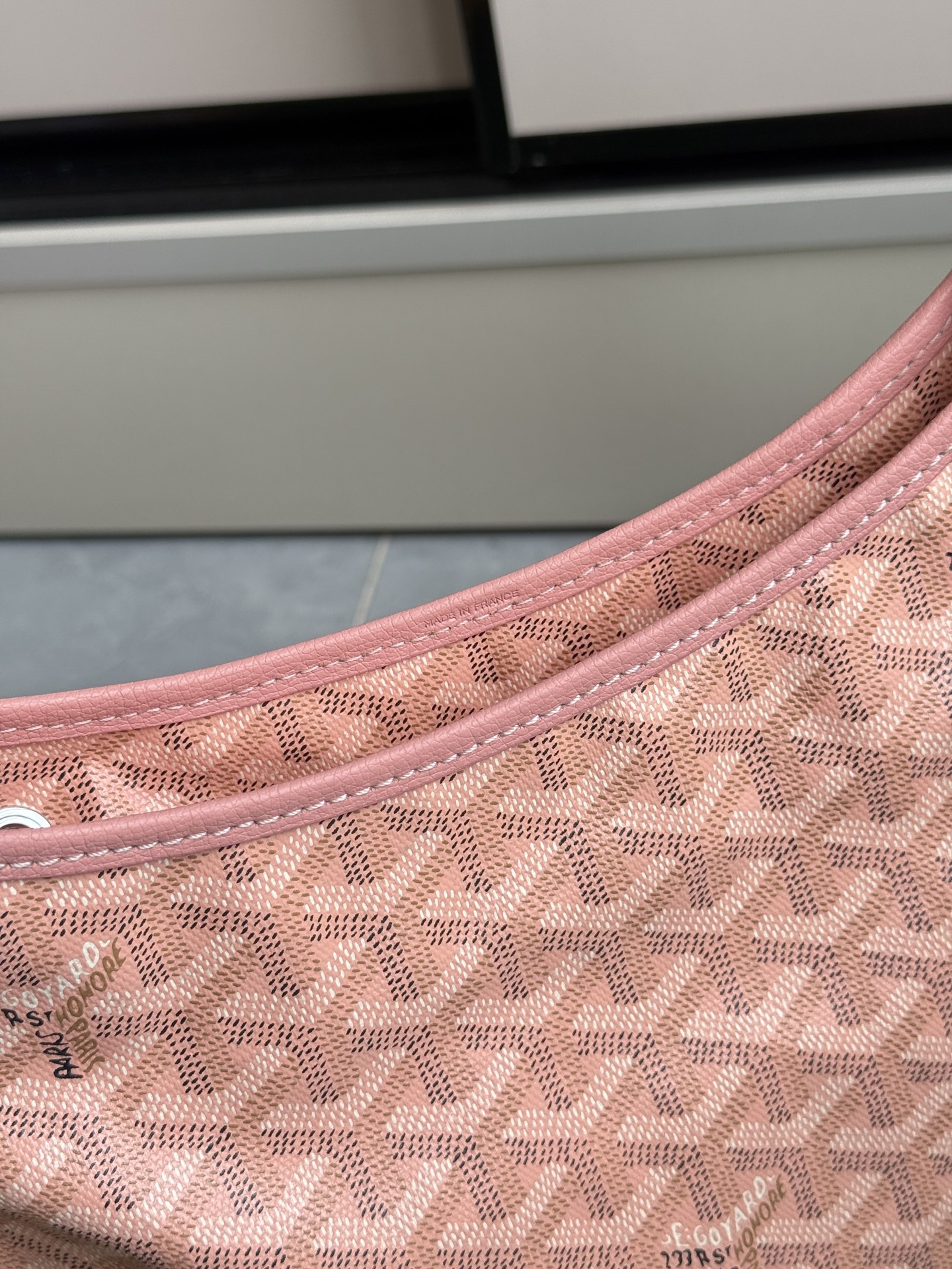 Goyard 升级版狗牙hobo迷你·粉色
