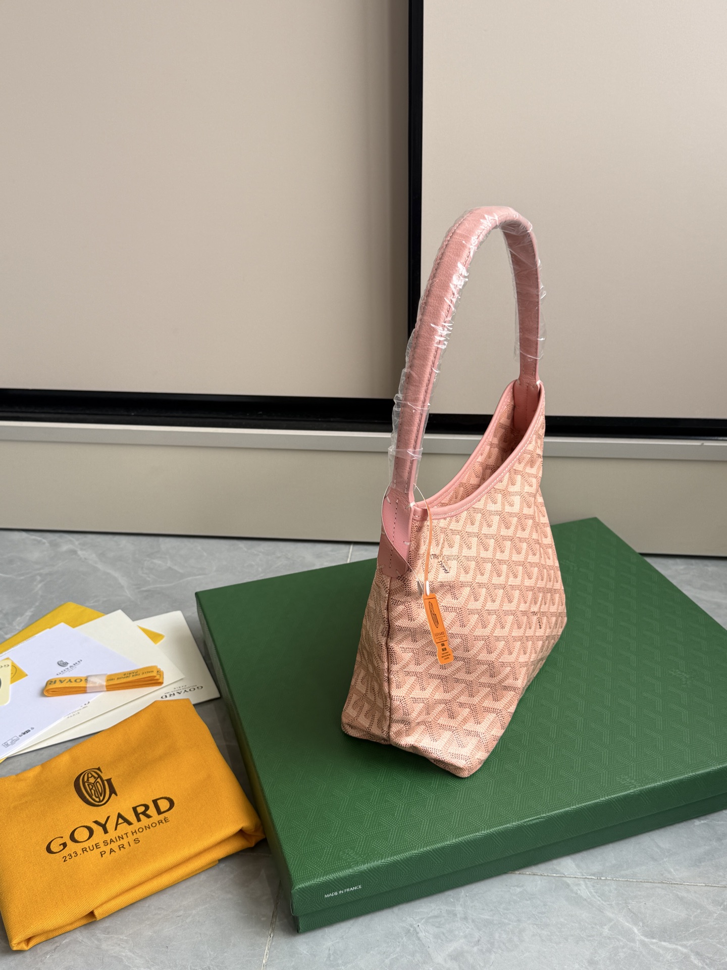 Goyard 升级版狗牙hobo迷你·粉色