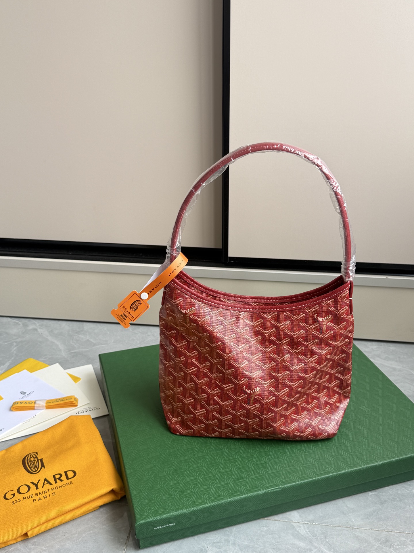 Goyard 升级版狗牙hobo迷你·红色