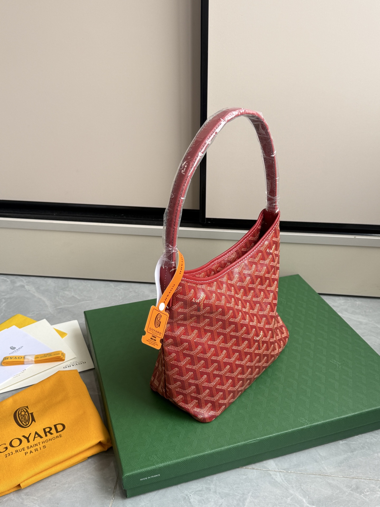 Goyard 升级版狗牙hobo迷你·红色