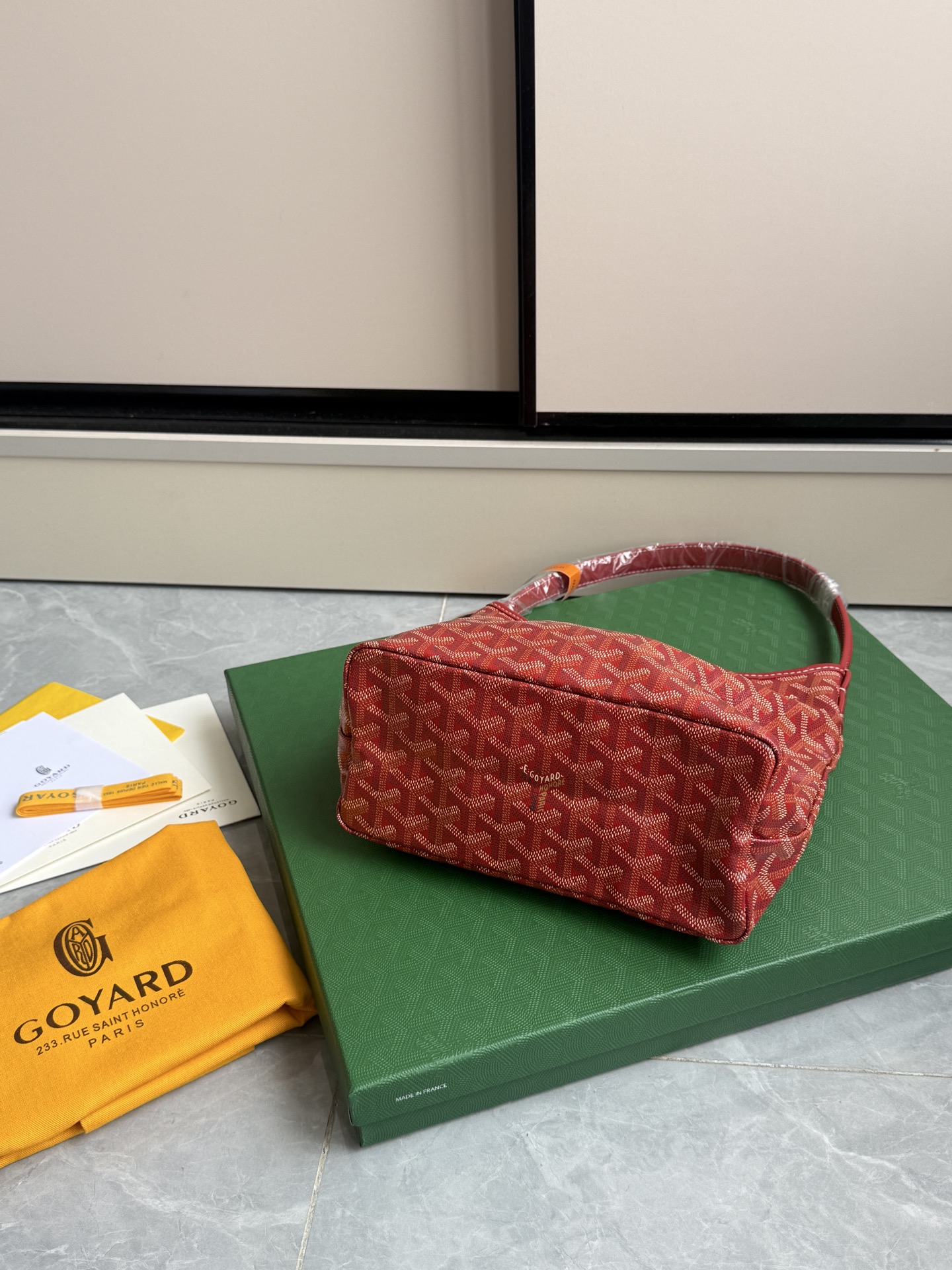Goyard 升级版狗牙hobo迷你·红色