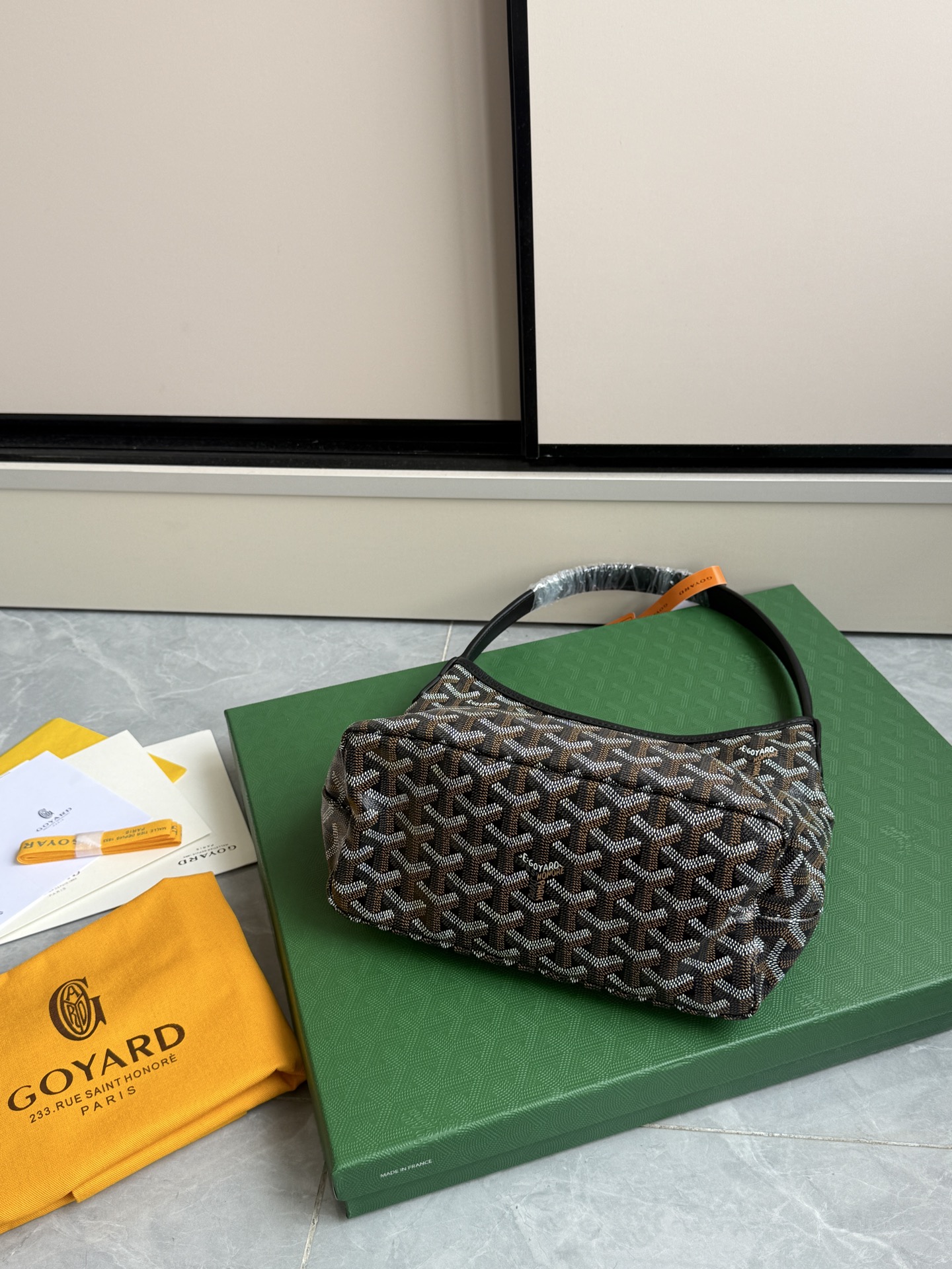 Goyard 升级版狗牙hobo迷你·黑色