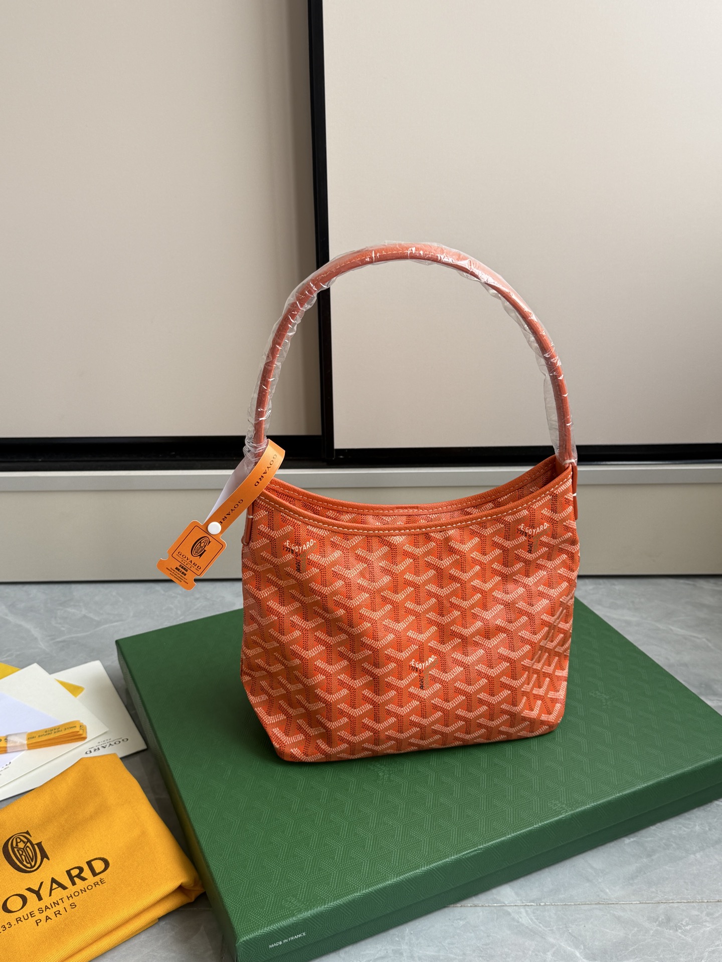 Goyard 升级版狗牙hobo迷你·橙色
