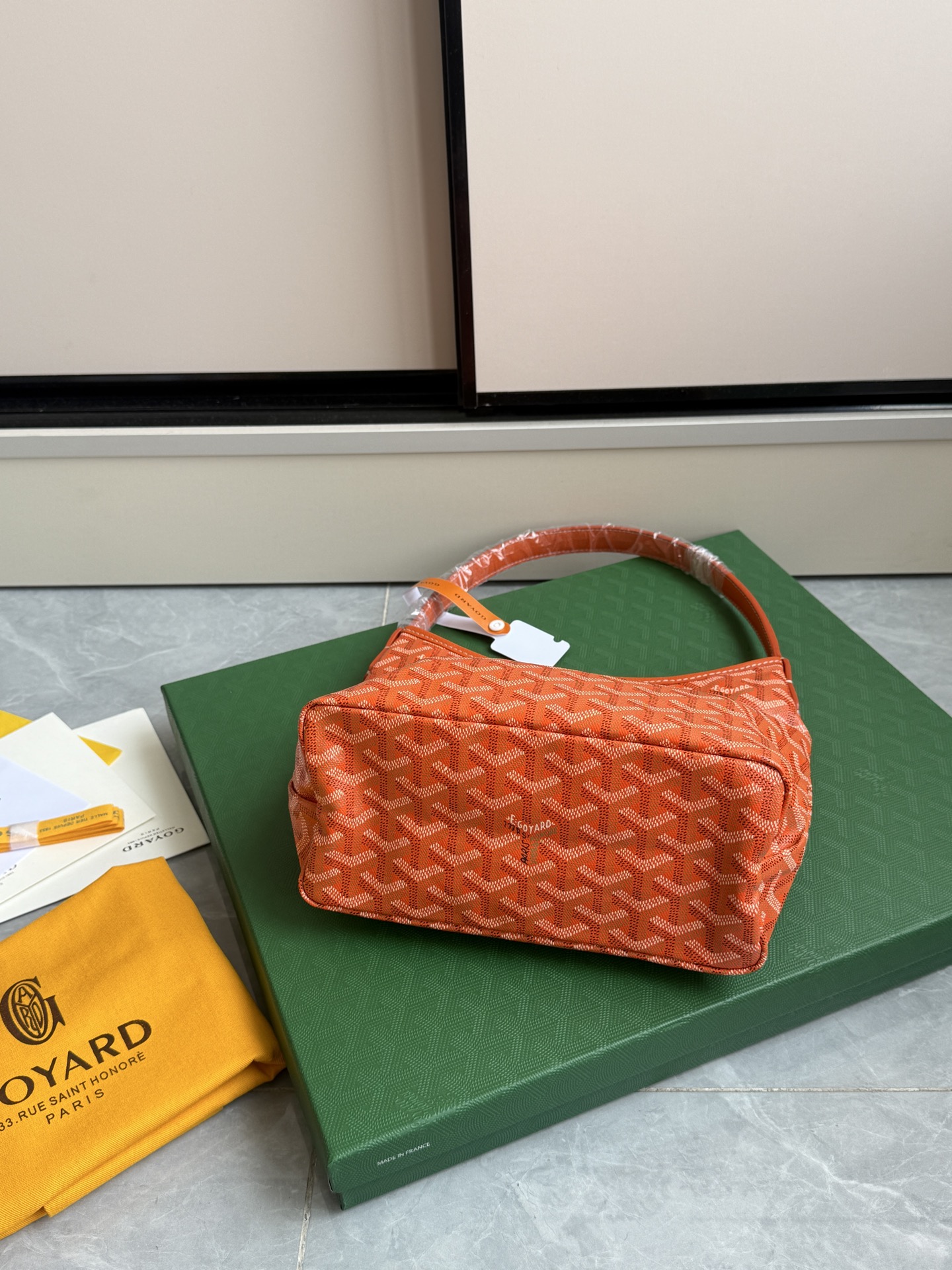 Goyard 升级版狗牙hobo迷你·橙色