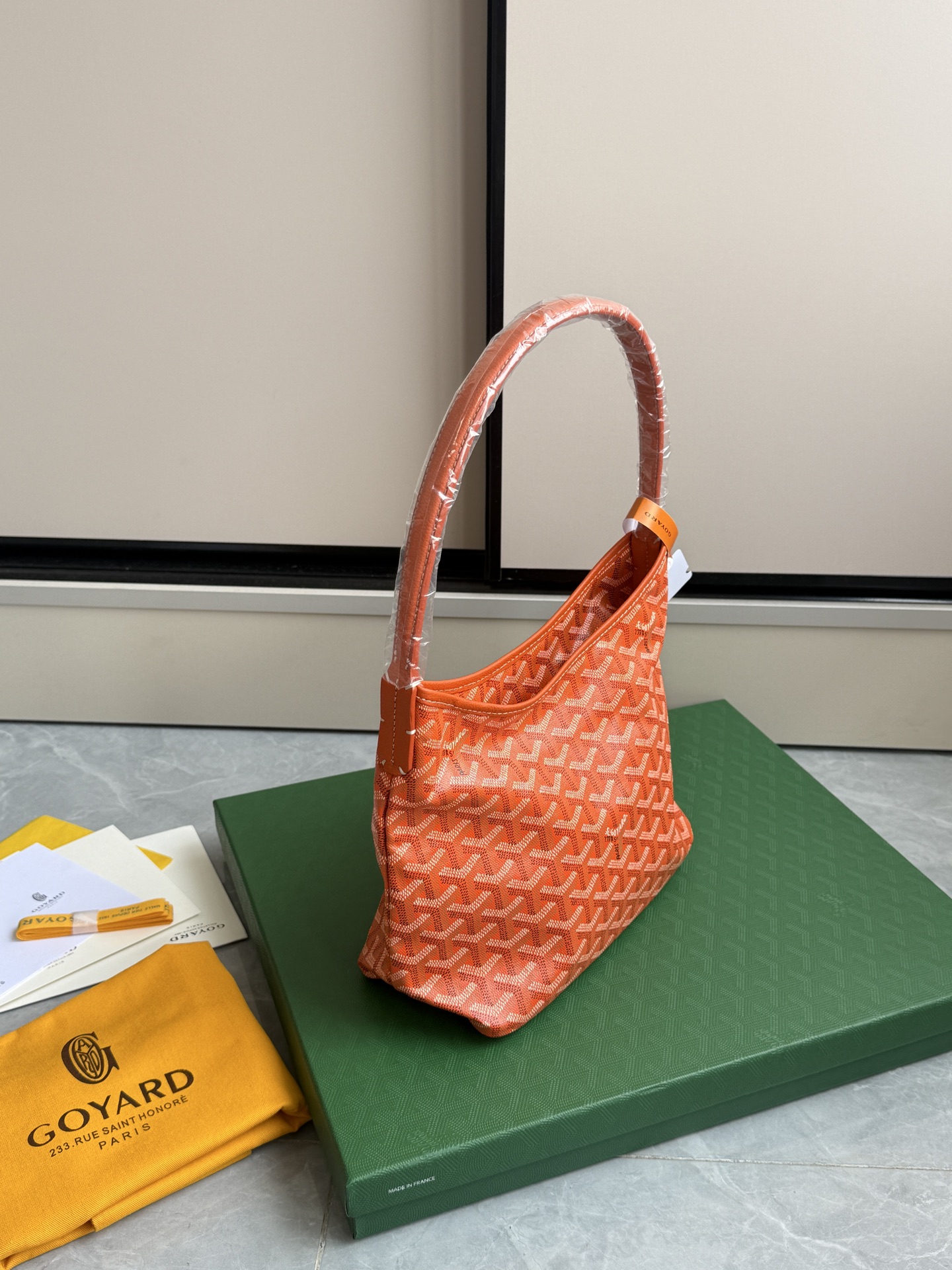 Goyard 升级版狗牙hobo迷你·橙色