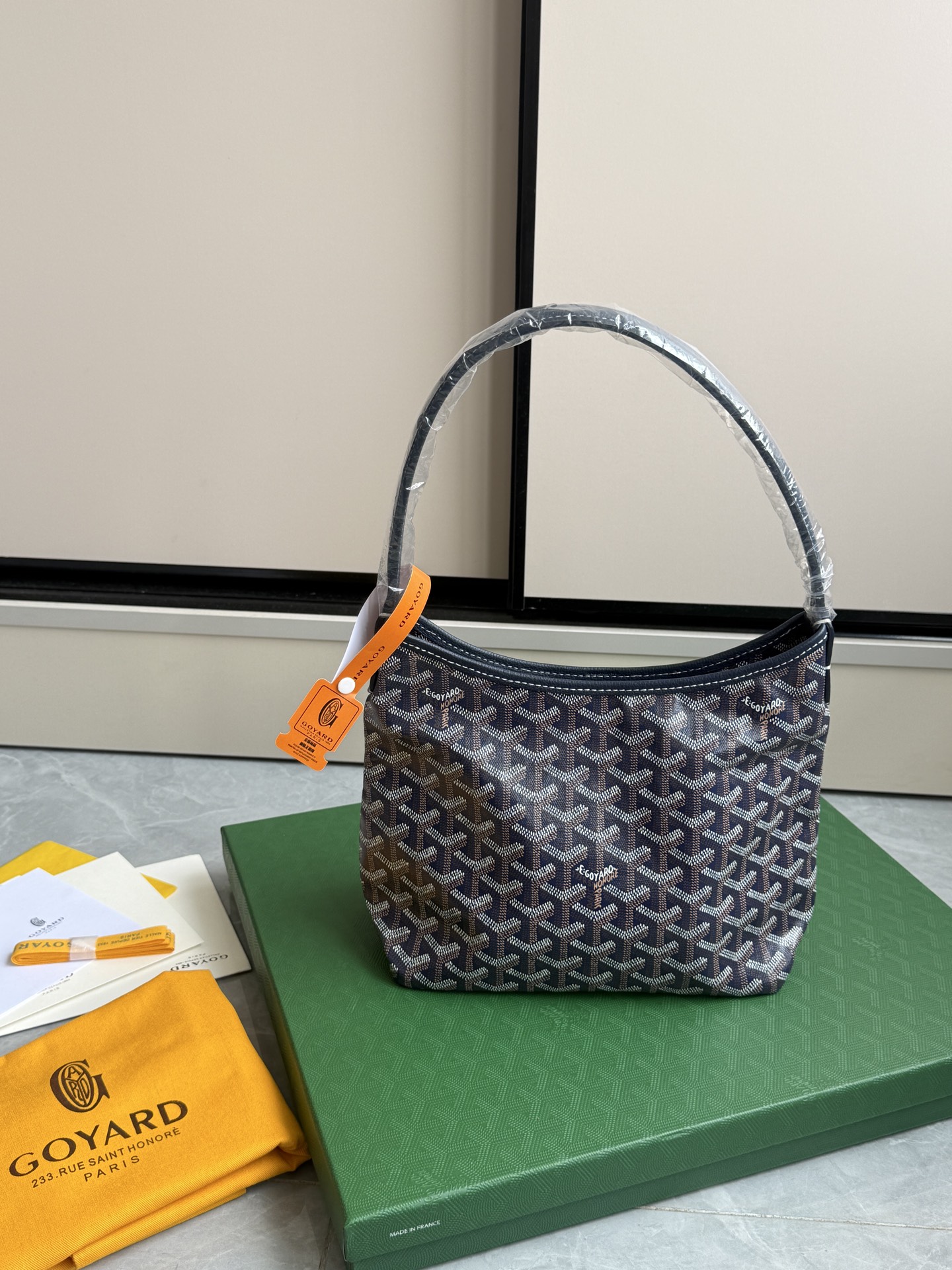 Goyard 升级版狗牙hobo迷你·深蓝色