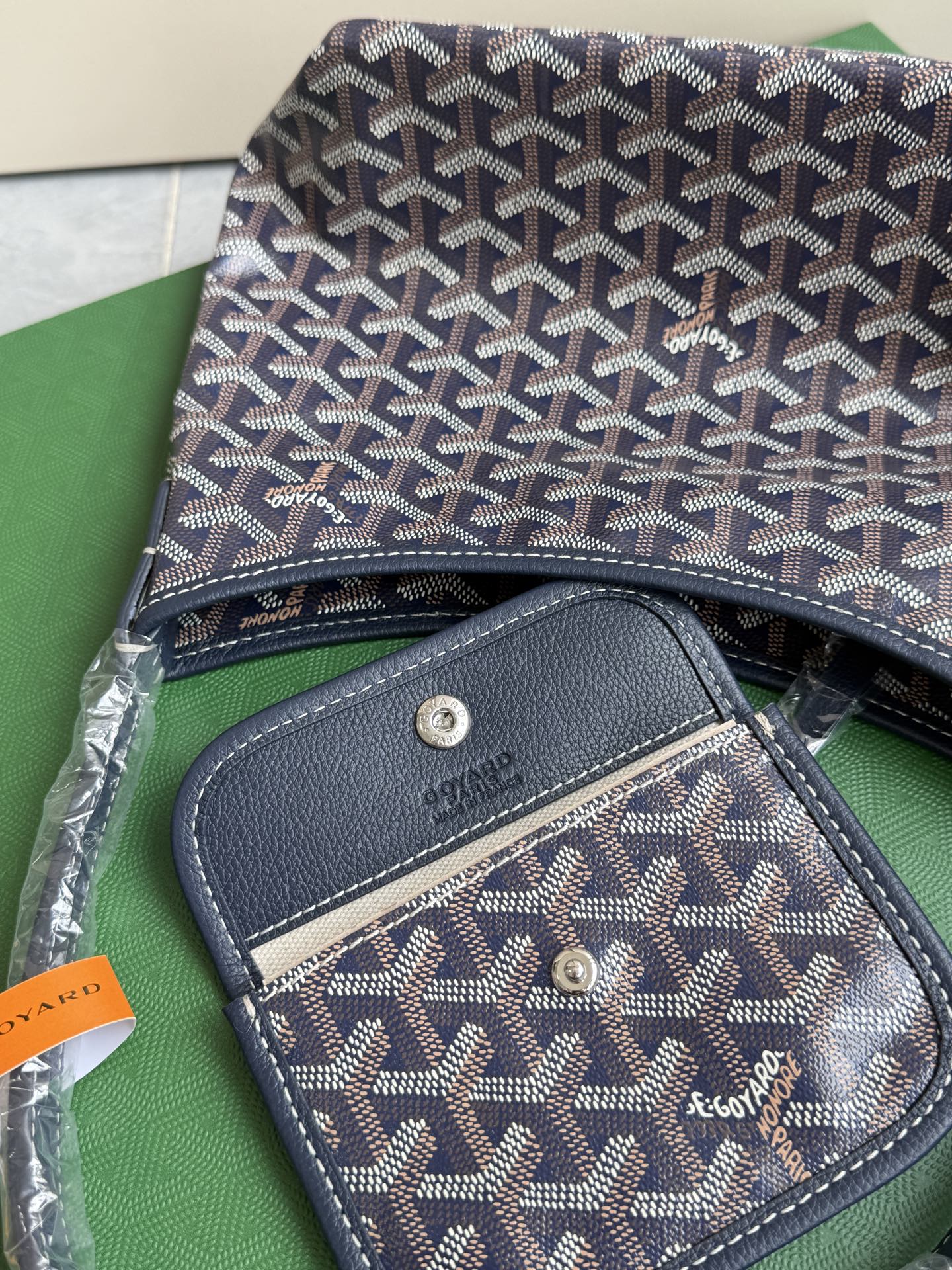 Goyard 升级版狗牙hobo迷你·深蓝色