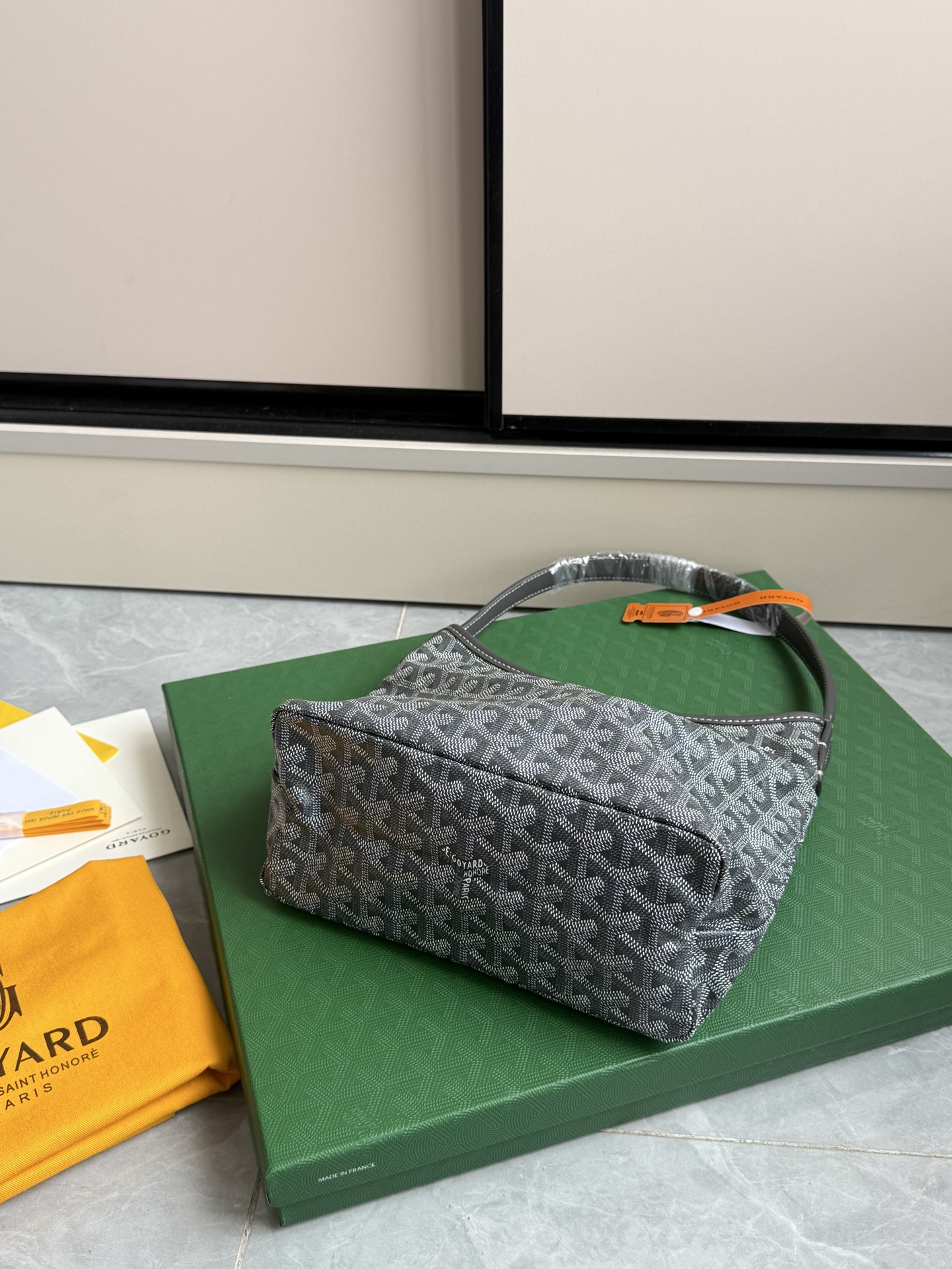 Goyard 升级版狗牙hobo迷你·灰色