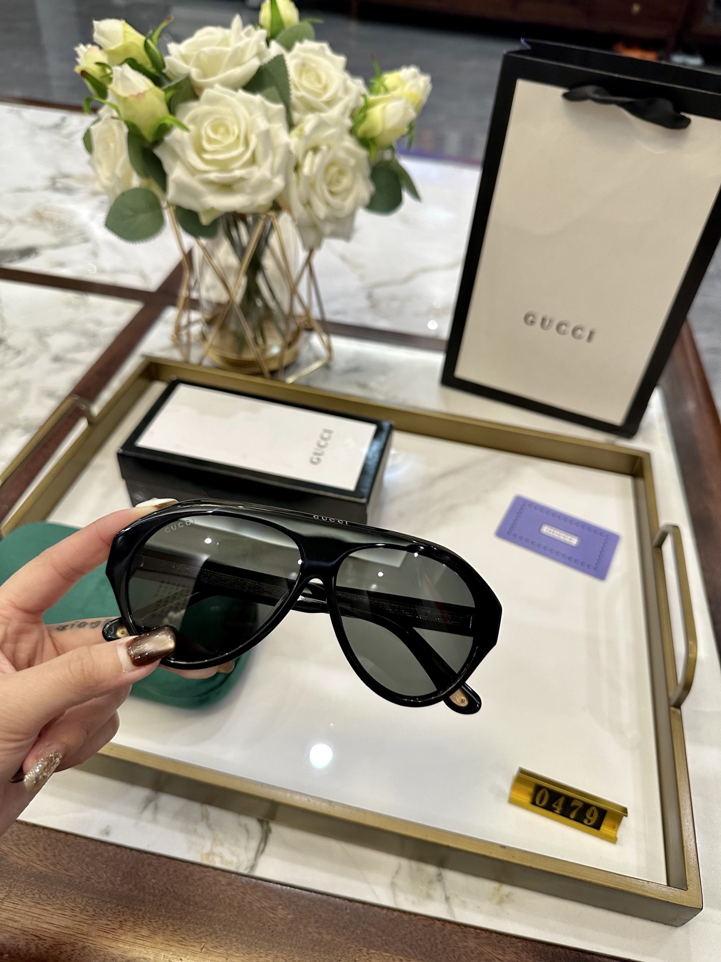 【J H】p233 Full Package At The Counter 15 Gift Bag 5 Upgraded Version Of The Order Cool Hot-selling Glasses Have Arrived, New Trendy Polarized Sunglasses For Women Material: Tr Polarized, High-definition Polarized Lenses The Most Popular Style At The Moment, A Must-have Item For Fashionistas, Available In Store 0479