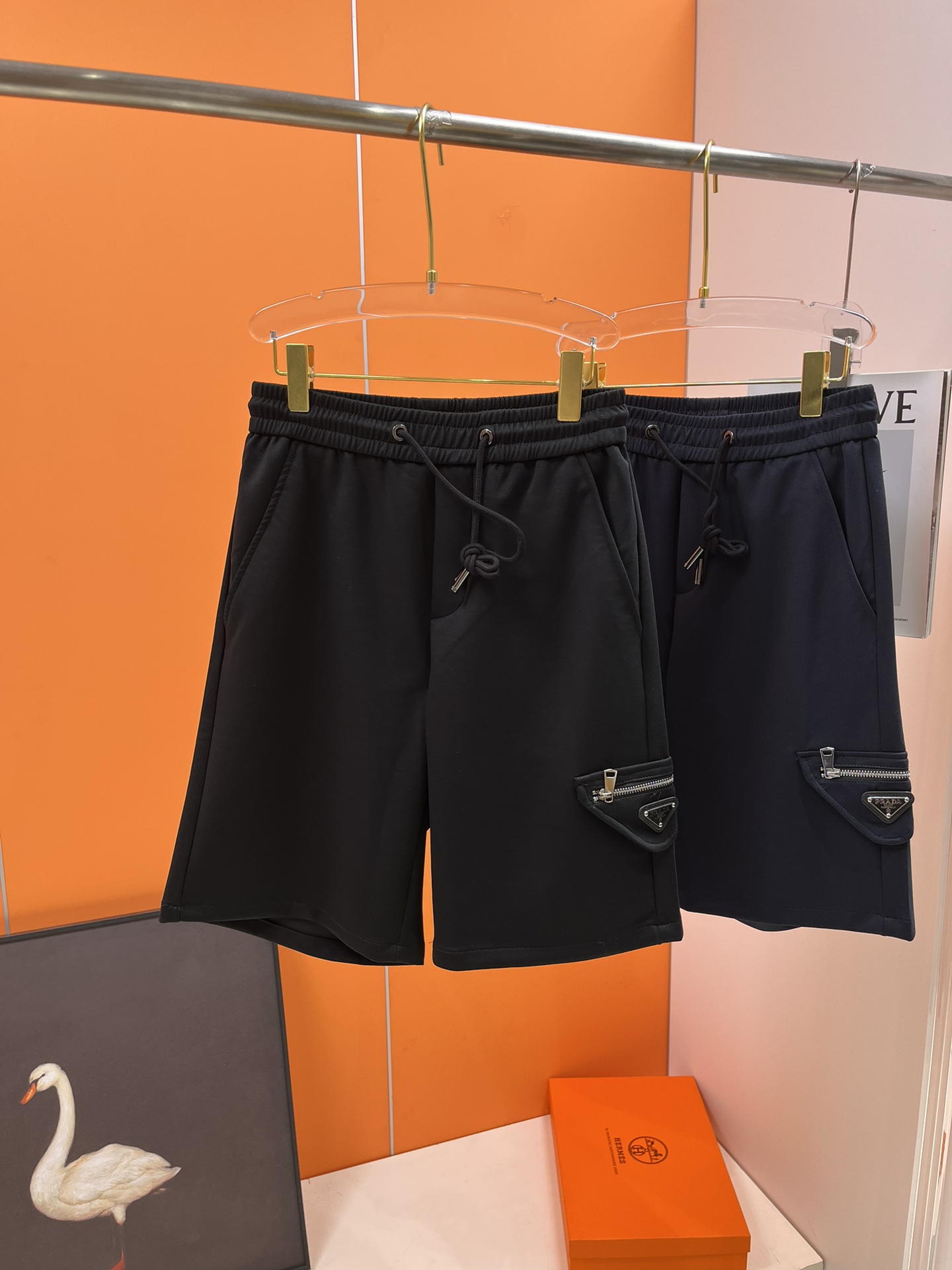 Koop eerste exemplaar replica
 Prada Kleding Korte Broek Mannen Zomercollectie Casual