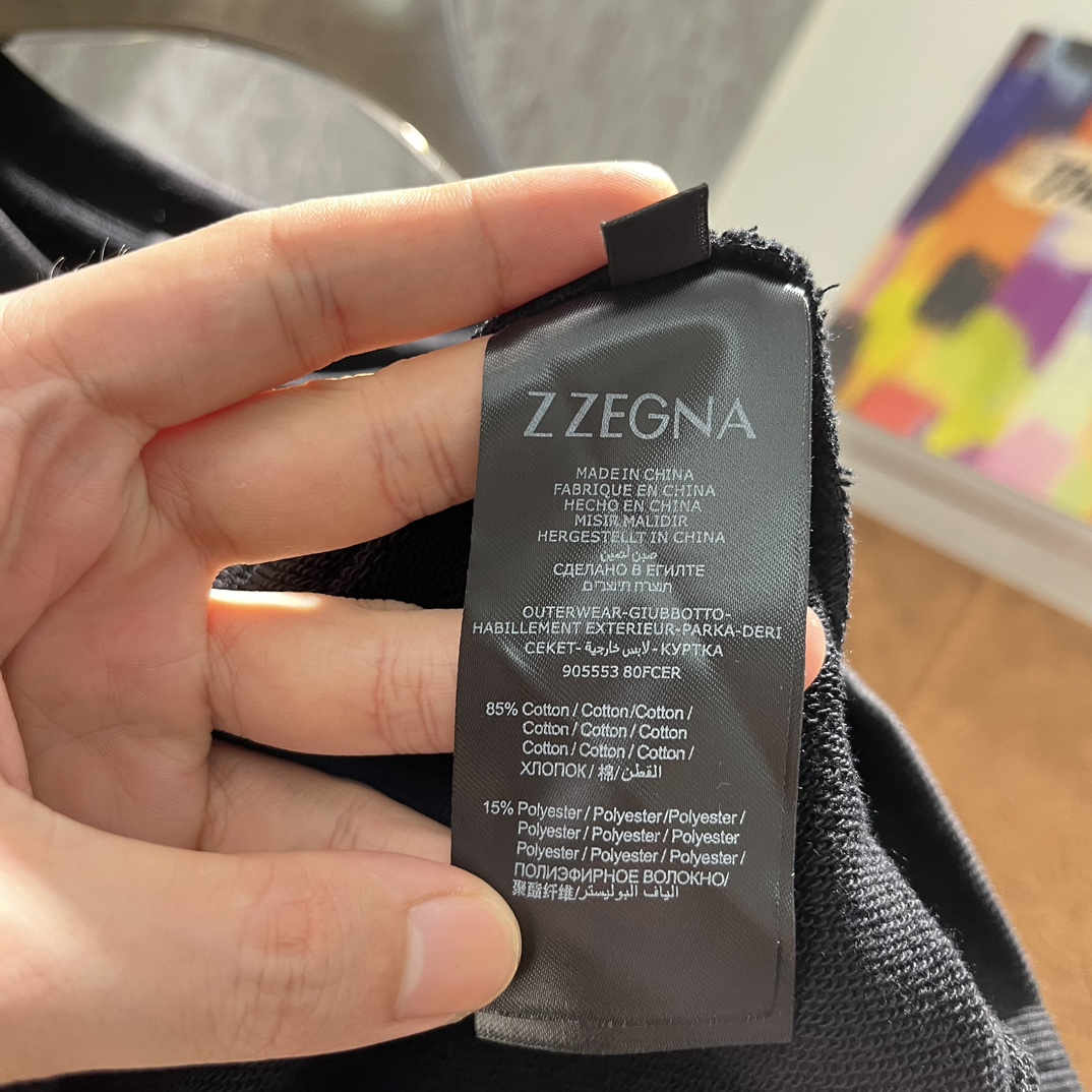 ZEGNA2024秋季新品卫衣！经典基础款系列！采用特纺紧密棉面料下摆收口设计克重380g采用进口定染材