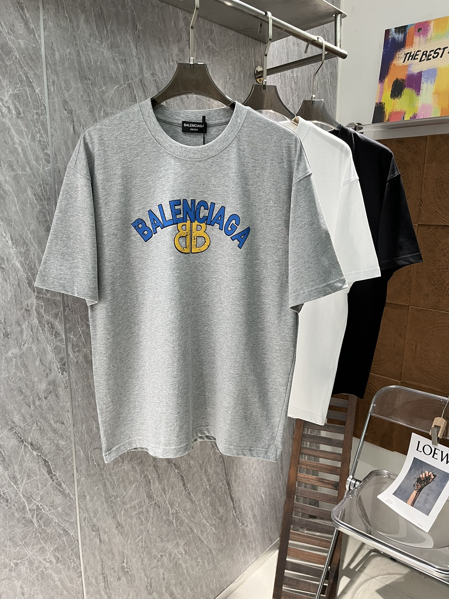 Balenciaga24FW新品T恤.客供300g纯棉面料工整细致呈现完美效艺工艺化的棉料更贴合！！！手