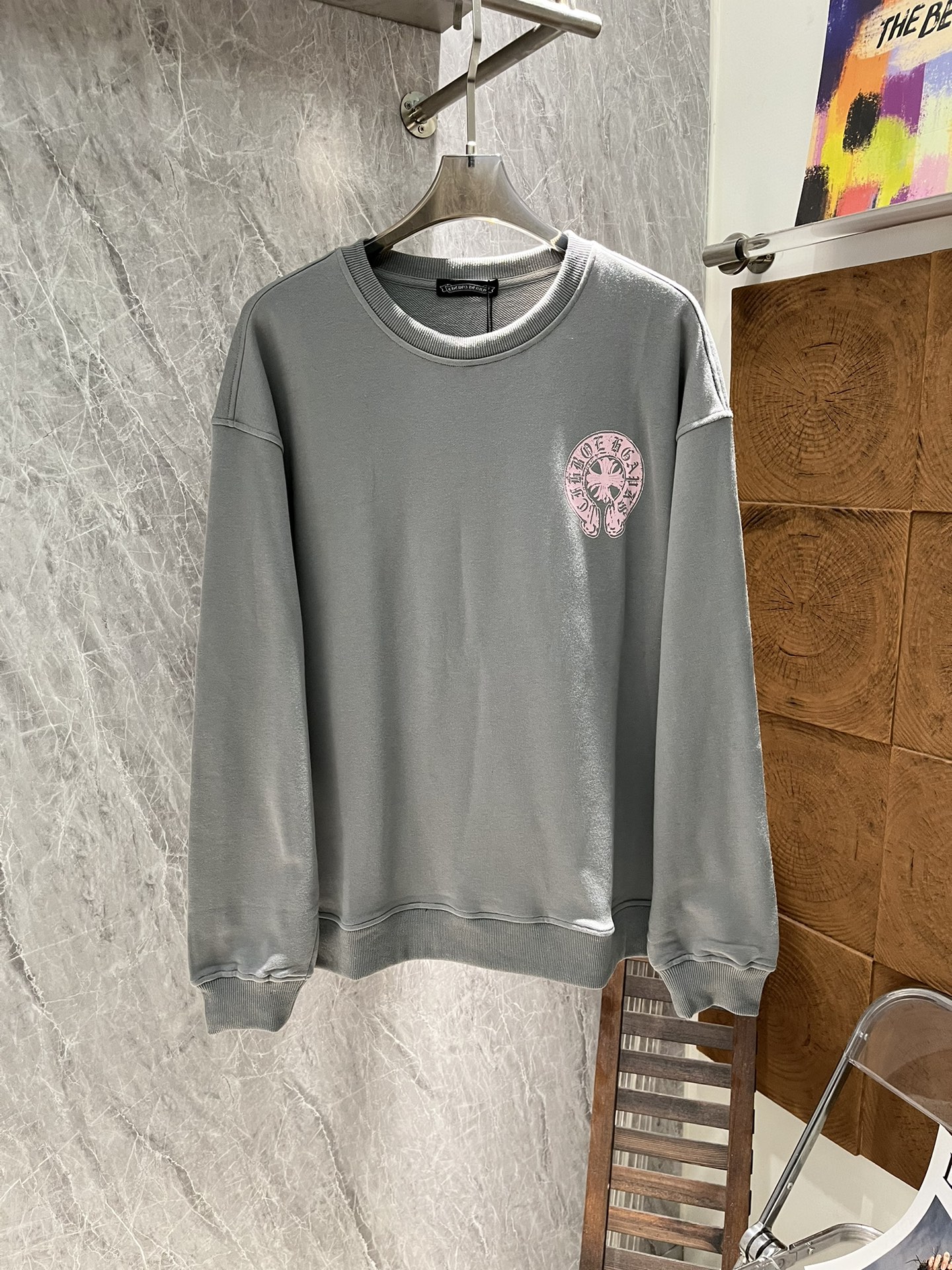 Chrome Hearts Clothing Sweatshirts Black Grey