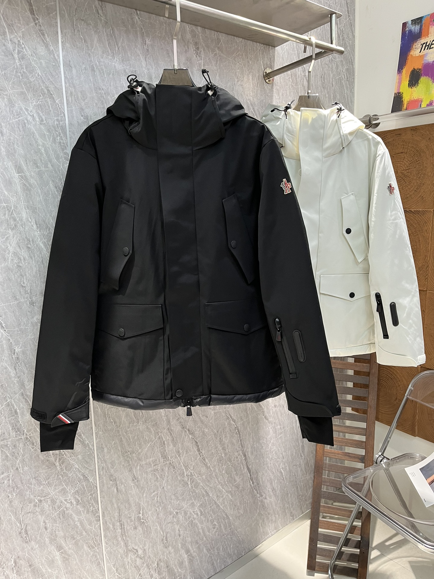 Mon代工厂出口级别订单货品.品相完美.秋冬Mon*lerGrenble压胶滑雪羽绒服彰显造型气质的不朽