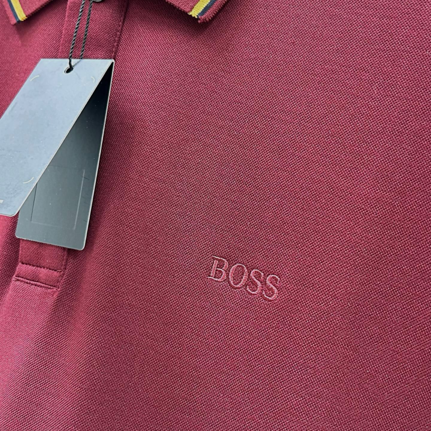 Boss独家专供8新款原单男士Polo长袖高端定制 高版本 时尚百搭爆款，原版进口纯棉珠地面料 胸前logo图案设计 手