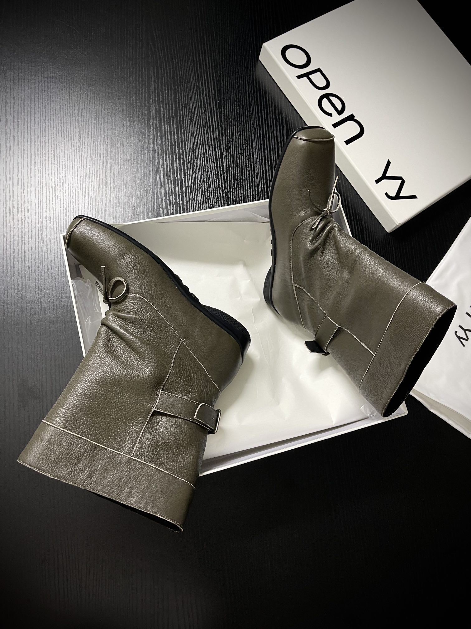 Trendy 798 Opening 24AW Morning Boots with Premium Imported Leather Options