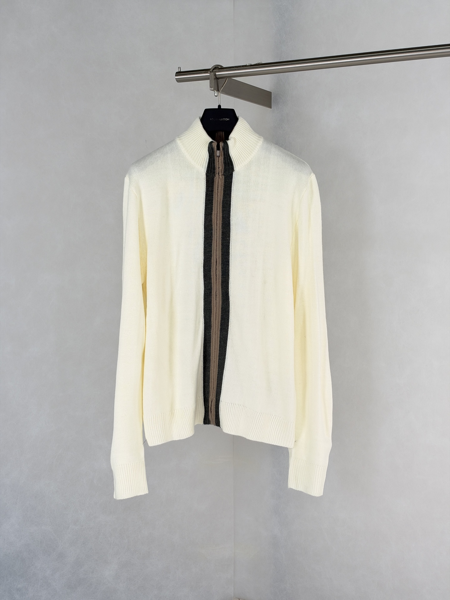 Gucci Cream Zip Cardigan