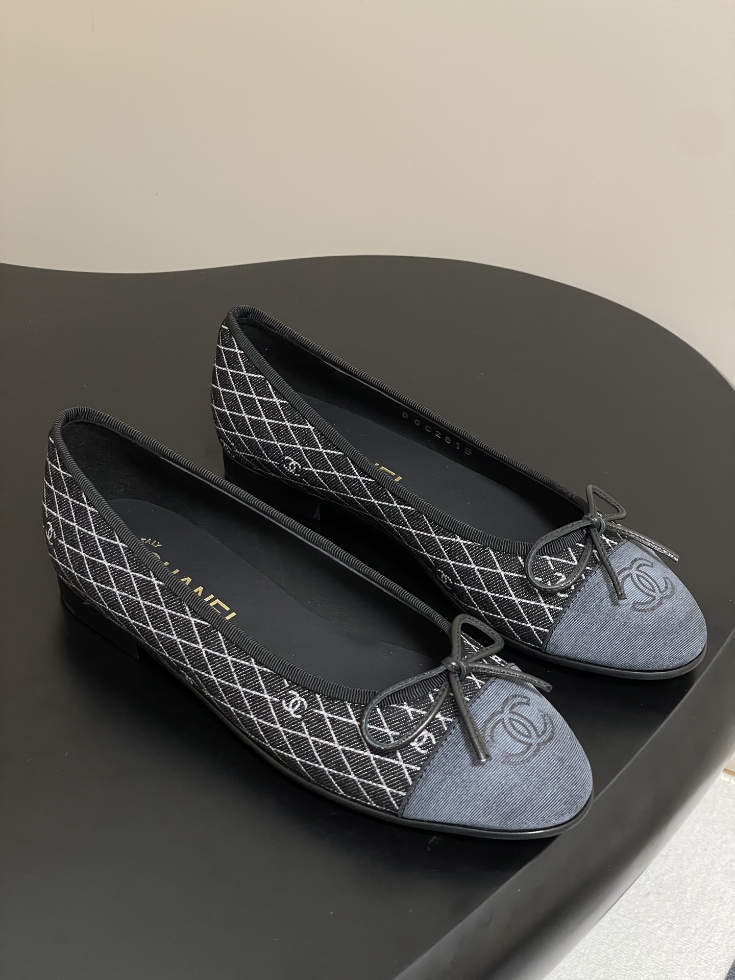 - Compra de calidad 25P principios de primavera último color Chanel Xiaoxiang zapatos de ballet de mezclilla con lazo z…