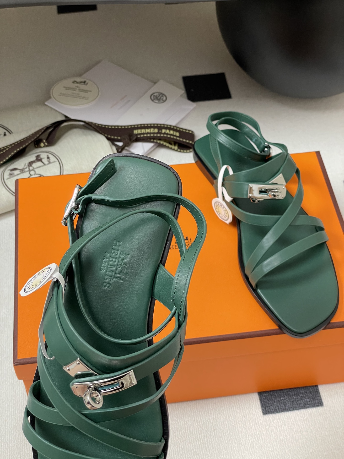 Hermes June Sandal: Kelly Buckle, Calfskin Leather, and Roman-Inspired Straps 6 i1745877538141 3560 0 3