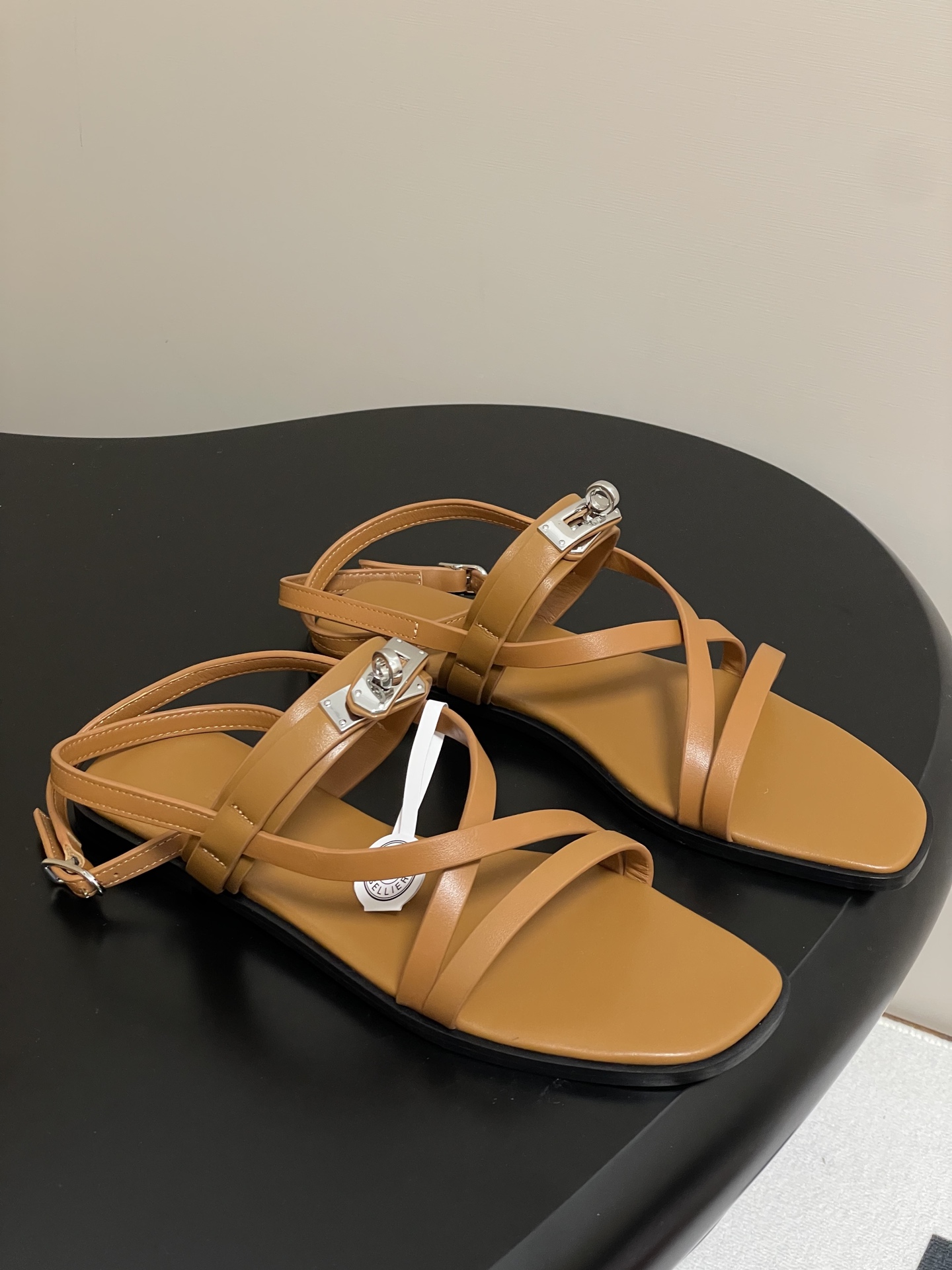 Hermes June Sandal: Kelly Buckle Leather Strappy Sandals for Women 2 i1745877723676 4531 0 7