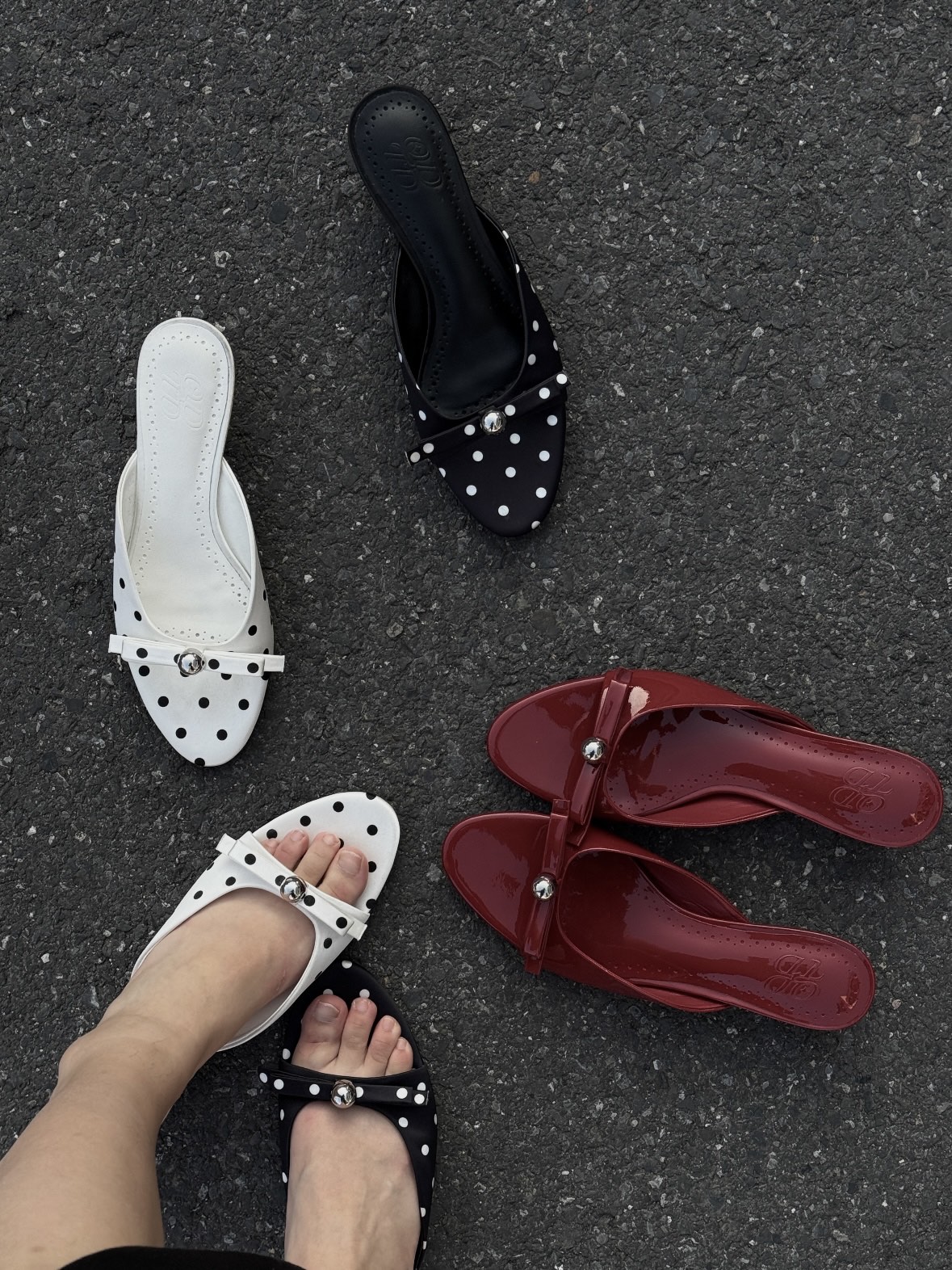 NO:246297,#Kitten and polka dot slippers are so beautiful, slippers, slippers19860909#小猫跟波点拖鞋 太美了吧,拖鞋,slippers,Women's Shoes