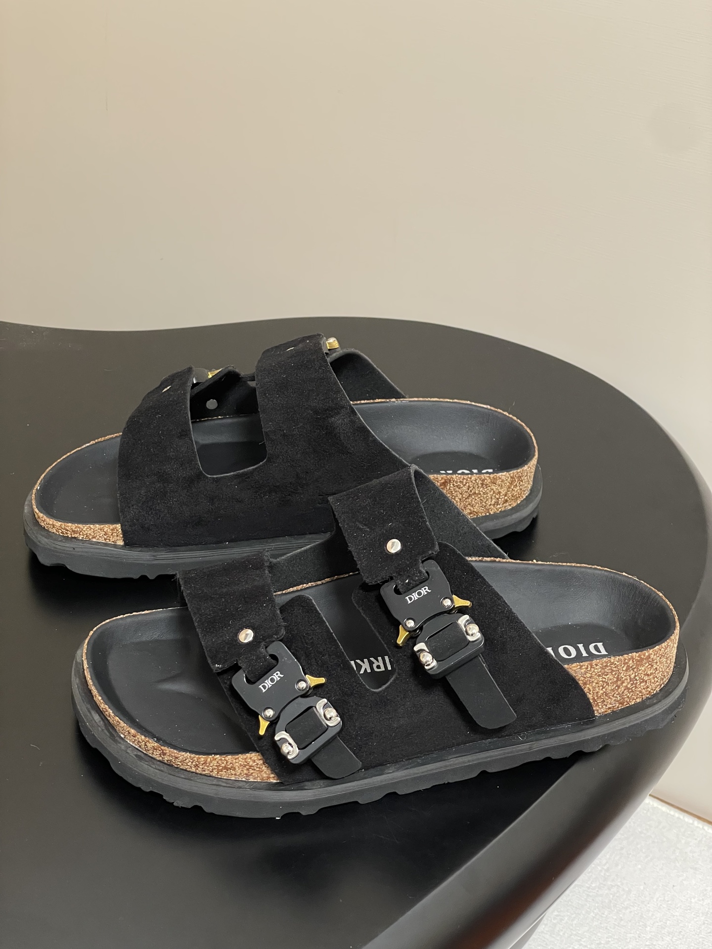 Dior x Birkenstock Milano Sandal: Premium Suede, Adjustable Straps, Unisex Style 4 i1747600273687 5554 0 1