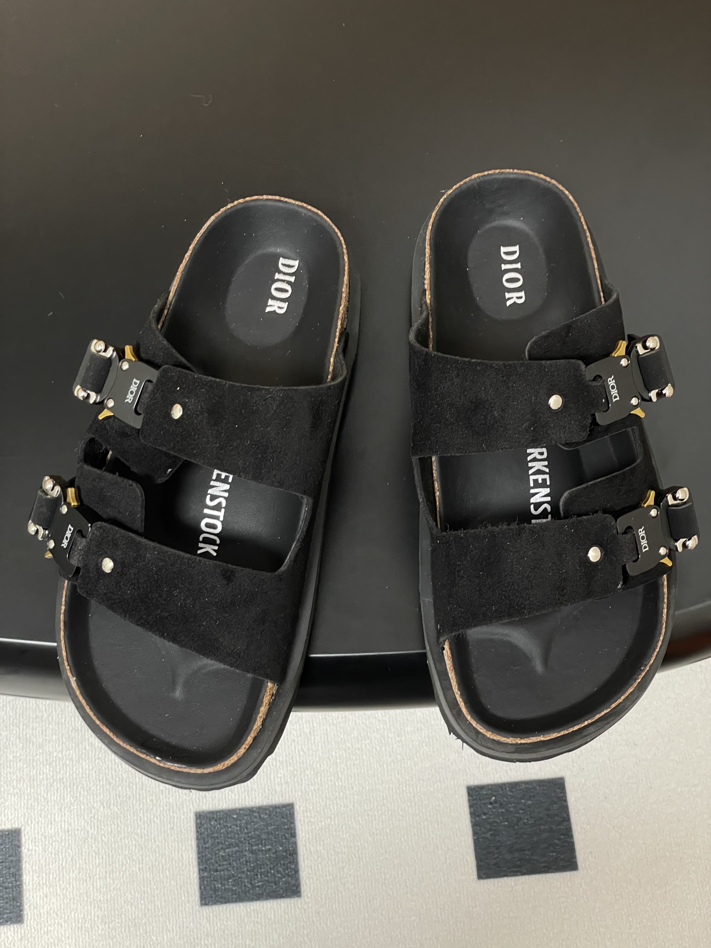 Dior x Birkenstock Milano Sandal: Premium Suede, Adjustable Straps, Unisex Style 3 i1747600276076 6197 0 2