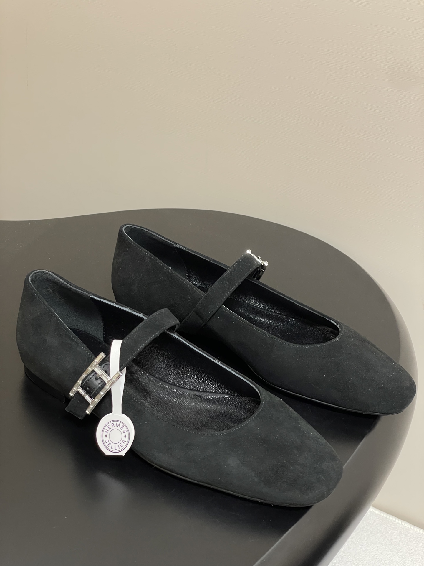 顶级品质Hermes 爱马仕🐎 H家25s早春新款 Jane系列H扣芭蕾舞鞋H字母钻扣玛丽珍平底单鞋小方
