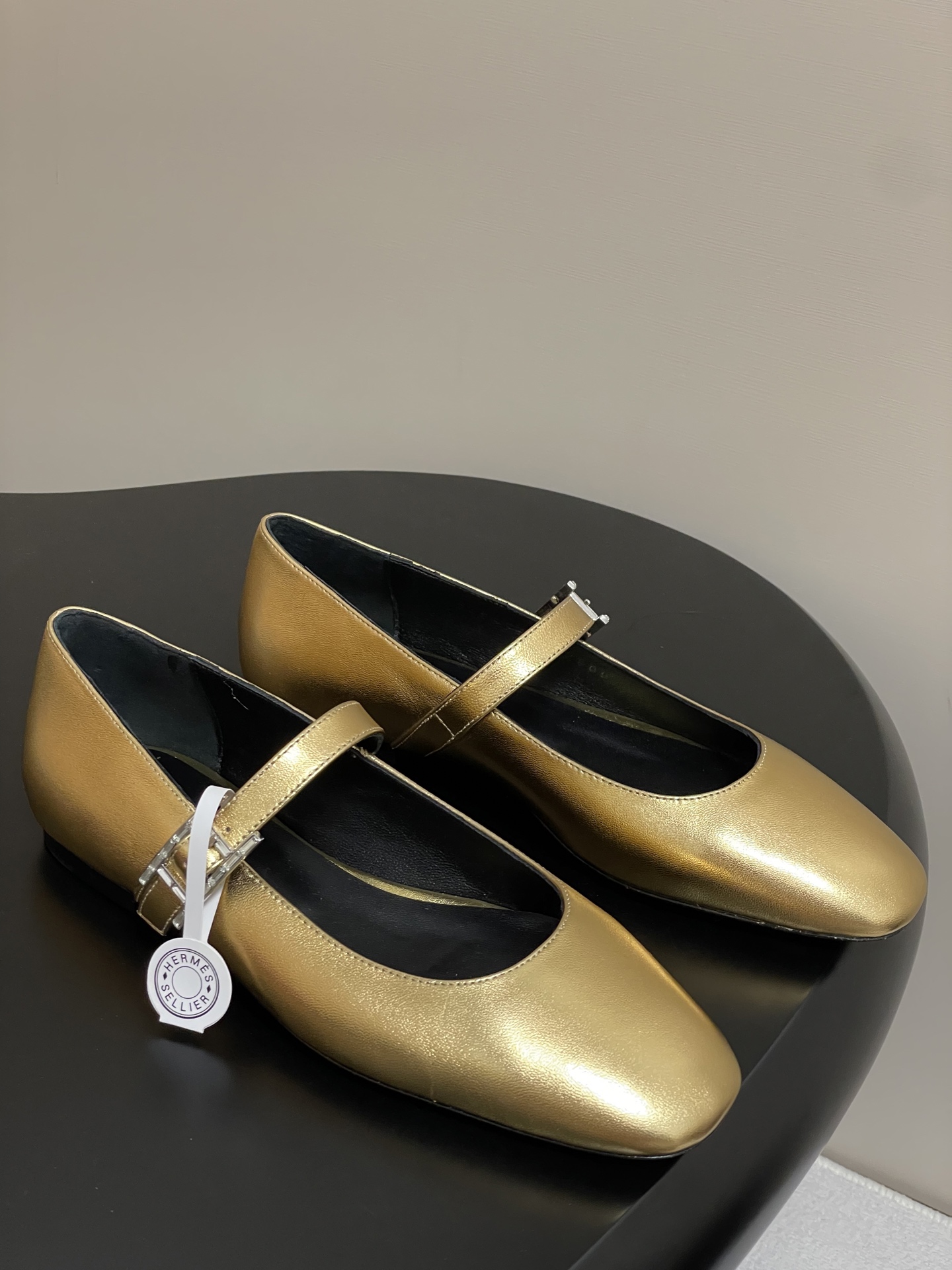 顶级品质Hermes 爱马仕🐎 H家25s早春新款 Jane系列H扣芭蕾舞鞋H字母钻扣玛丽珍平底单鞋小方