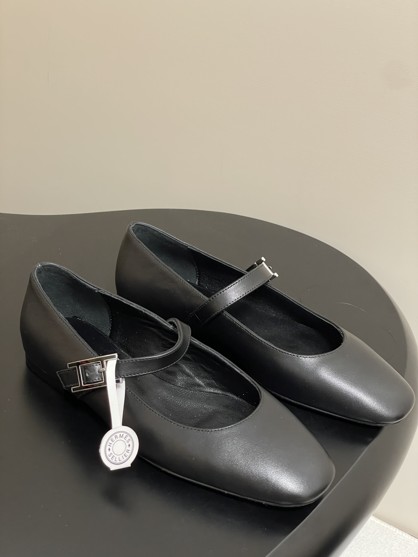 顶级品质Hermes 爱马仕🐎 H家25s早春新款 Jane系列H扣芭蕾舞鞋H字母钻扣玛丽珍平底单鞋小方
