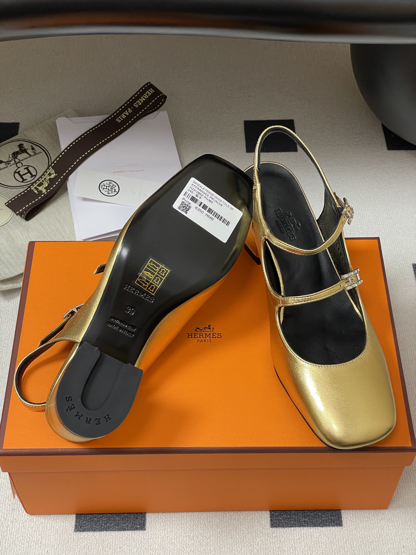 顶级品质Hermes 爱马仕🐎 H家25s早春新款 Jackie系列H扣玛丽珍鞋H字母钻扣二带后空凉鞋高