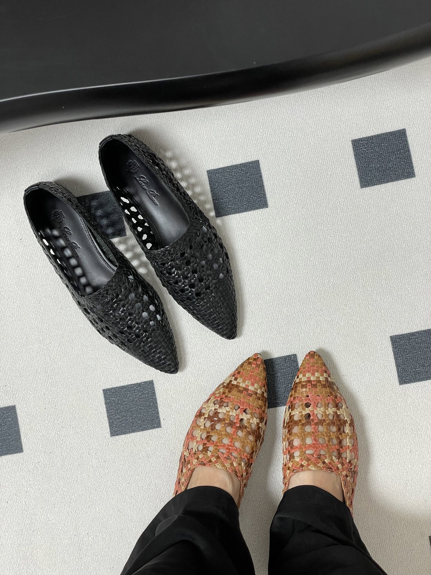 NO:411714,Foot pictures, single shoes19860909上脚图,单鞋,Women's Shoes