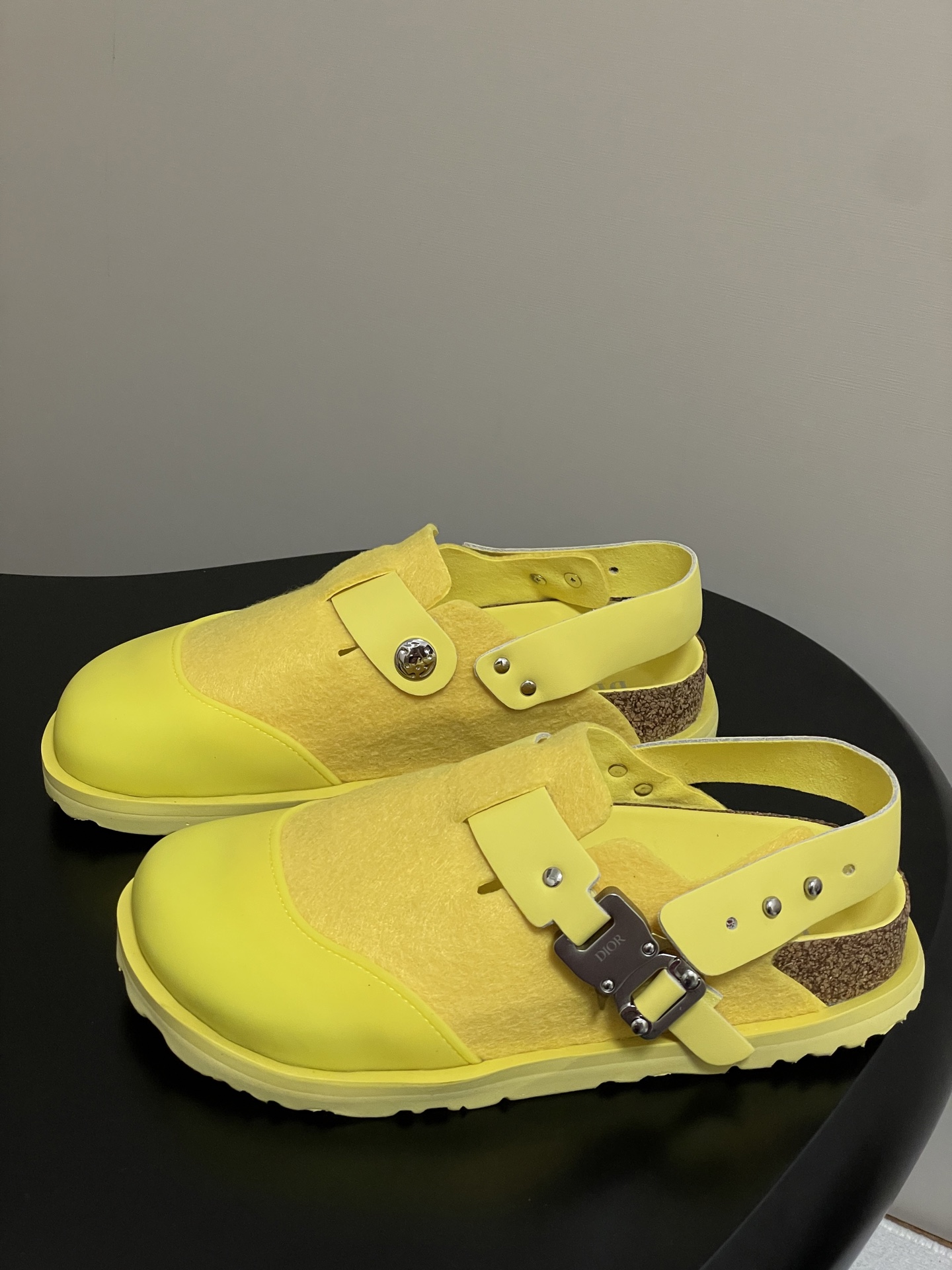 Dior x Birkenstock Milcno Yellow Leather Sandals Slides Mules Shoes 4 i1750194833959 1354 0 1