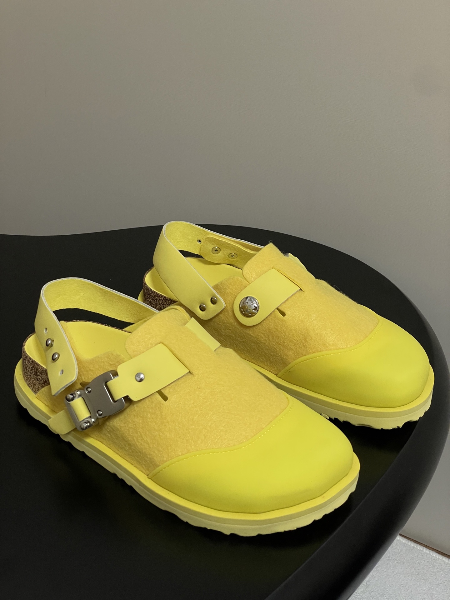 Dior x Birkenstock Milcno Yellow Leather Sandals Slides Mules Shoes 2 i1750194835552 63 0 0