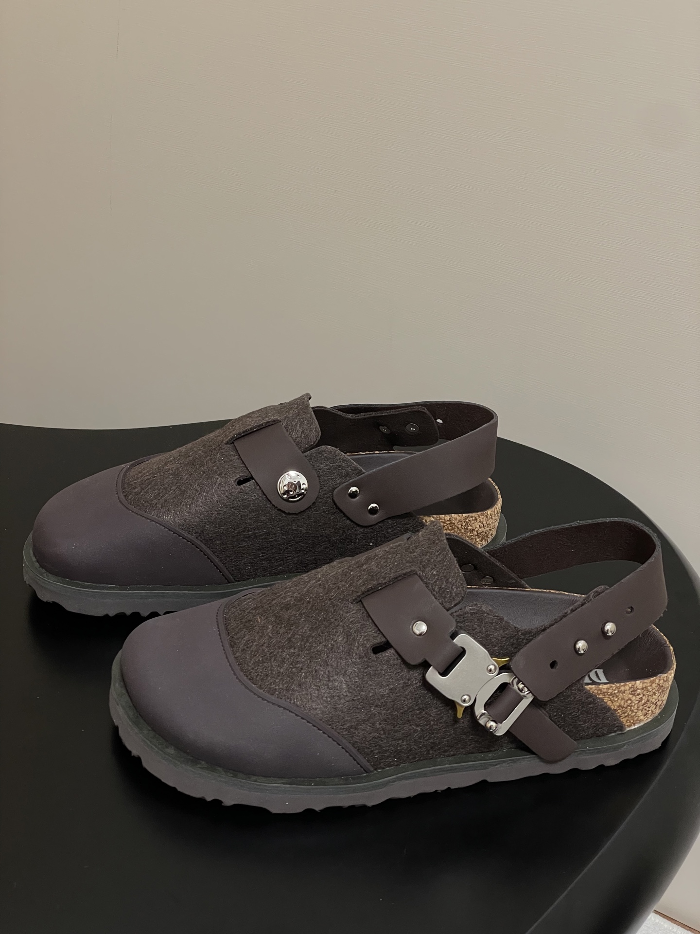 Dior x Birkenstock Milcno Sandals - Leather & Wool, Adjustable Straps 4 i1750194876311 3348 0 8