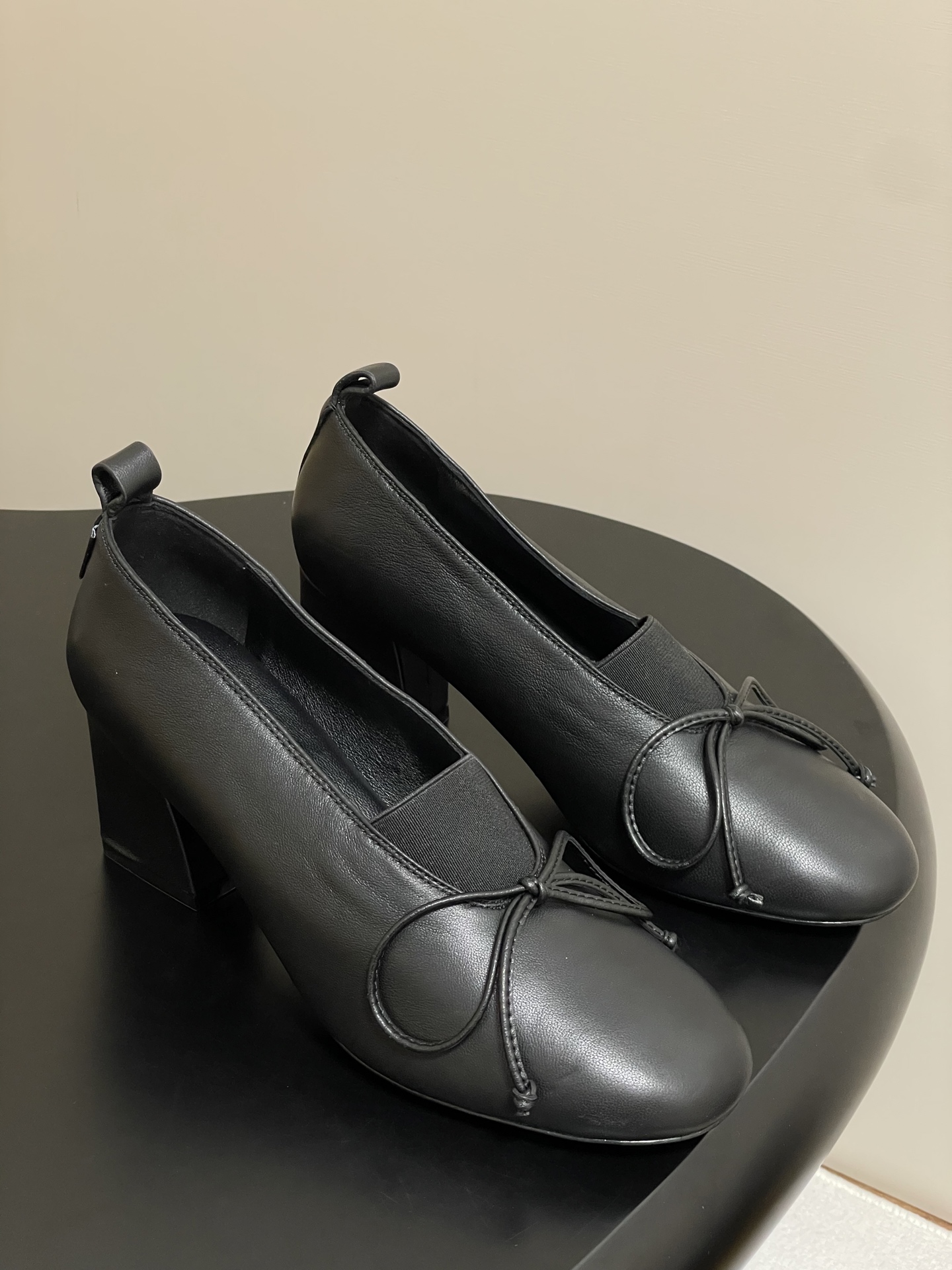 Miu Miu Leather Mary Jane Pumps with Bow Detail - Elegant Comfort 1 i1750195056311 6423 0 6
