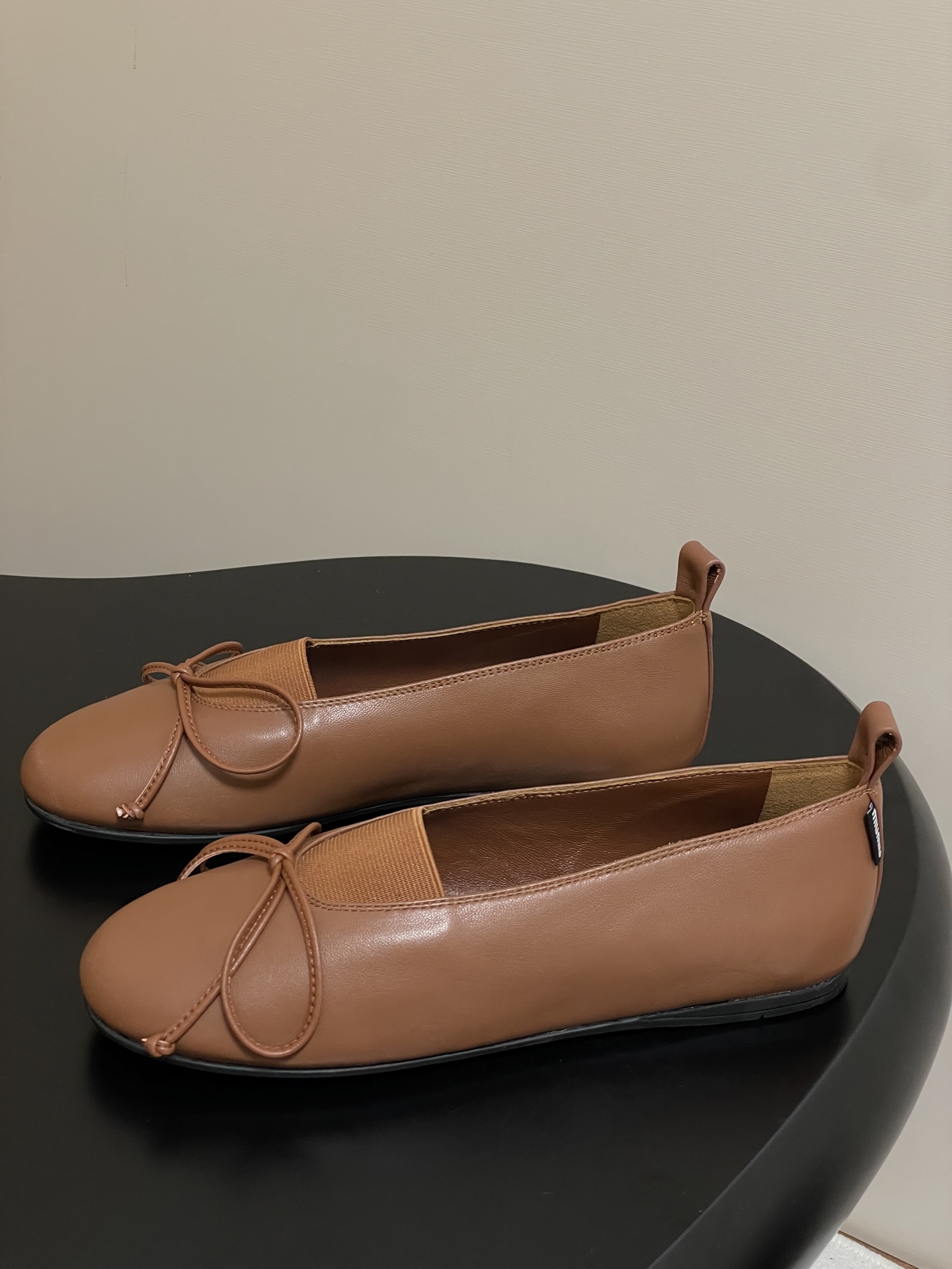 Miu Miu Women's Leather Ballerina Flats with Bow Accent - Chic and Comfortable 3 i1750195132214 3300 0 8