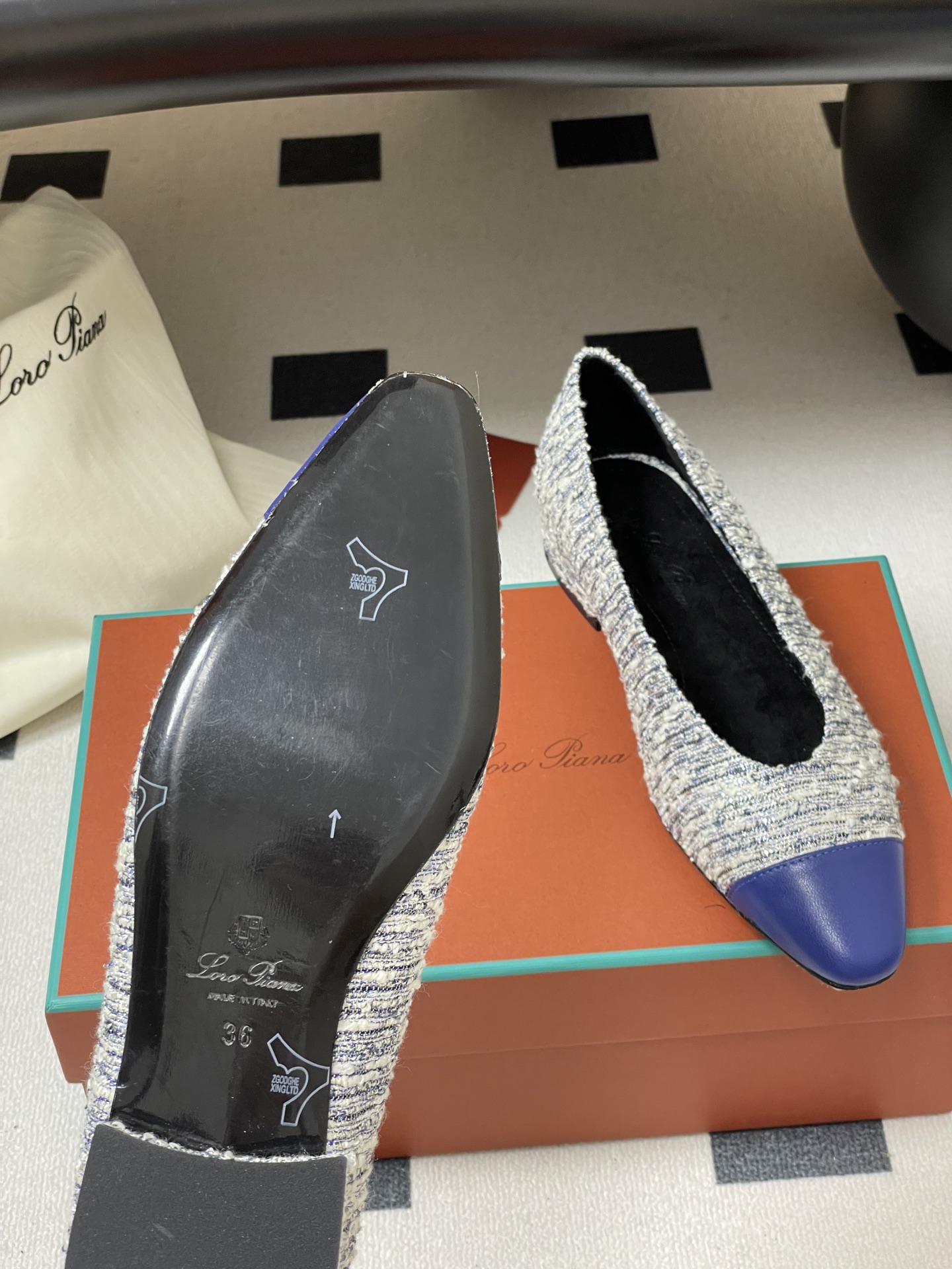 Loro Piana New Rebecca Ballet Shoes: Stylish Design with High-Quality Materials - 图片 8
