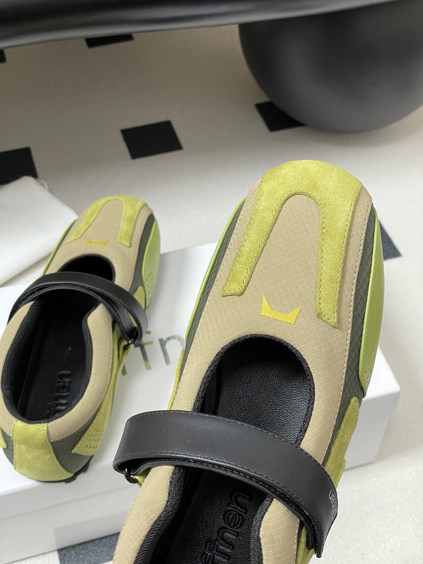 Mary Jane’s Recreational Ballet Shoes: Lightweight, Modern Design in Tundra Green - 图片 9