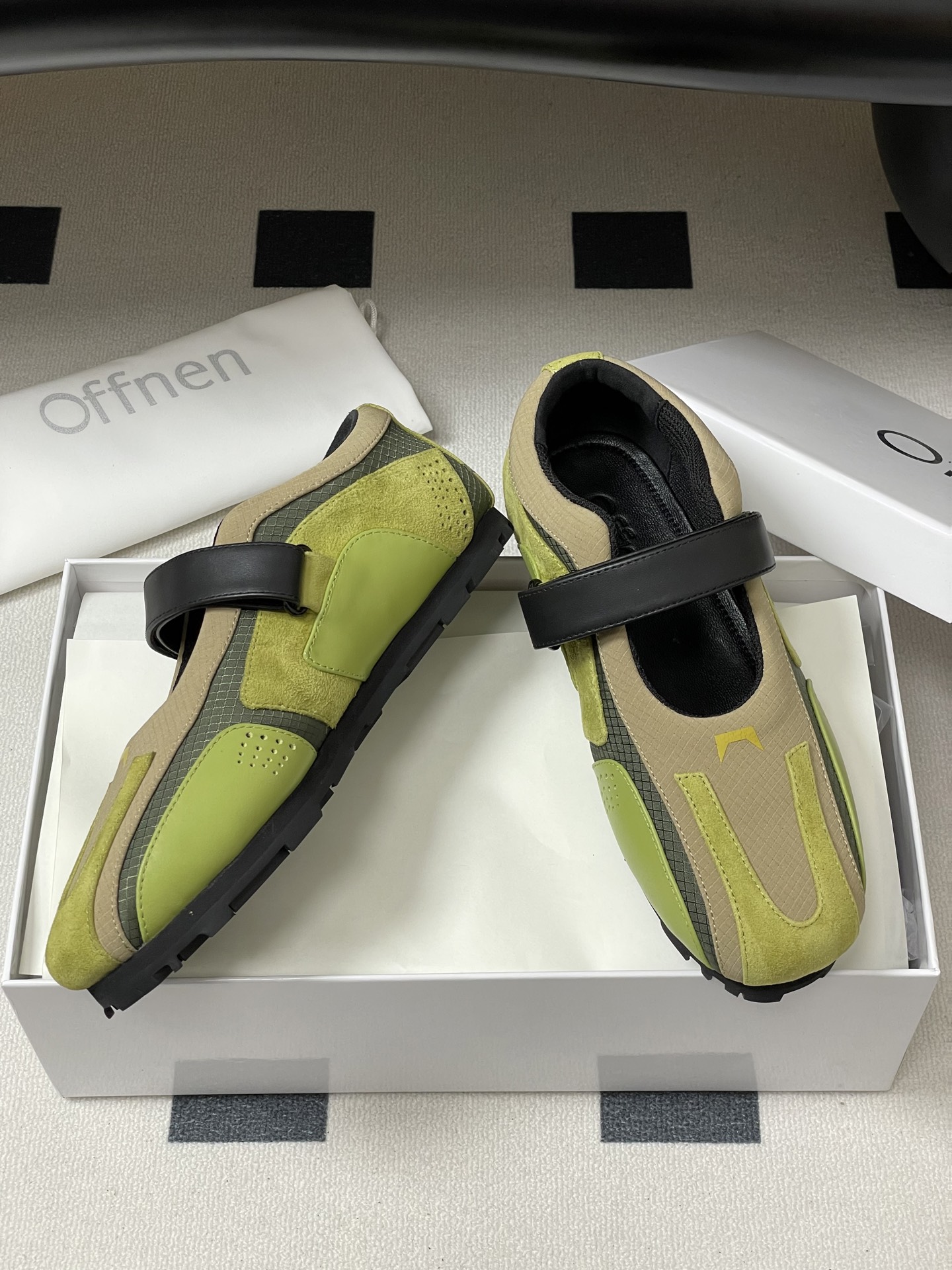 Mary Jane’s Recreational Ballet Shoes: Lightweight, Modern Design in Tundra Green - 图片 6