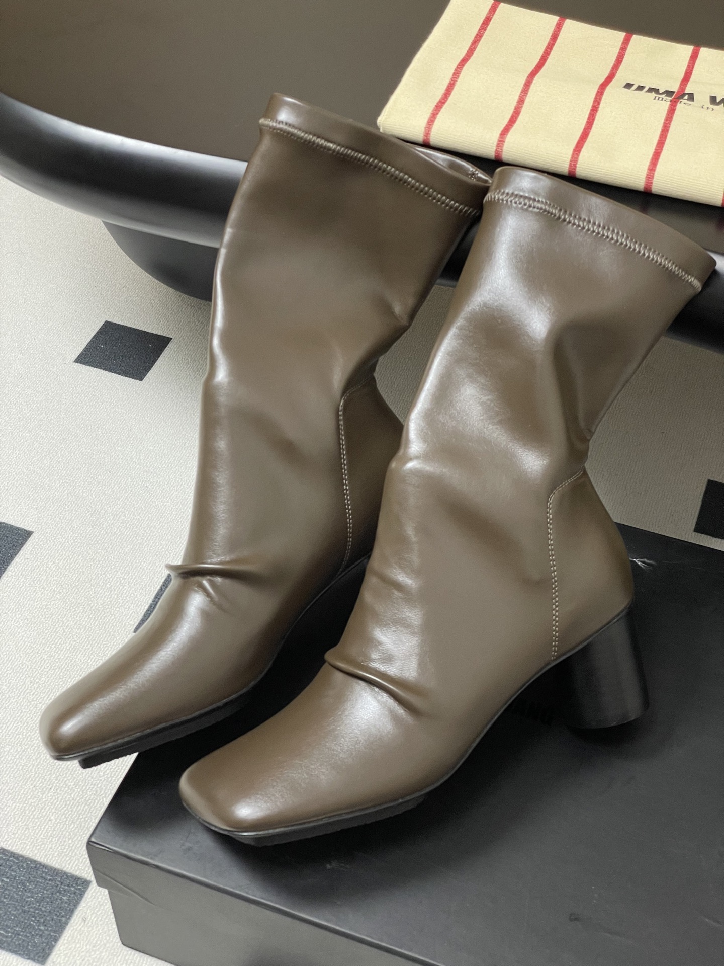 UMA WANG 25ss Short Boots: Eastern Aesthetic Elegance and Strength in New Collection - 图片 4