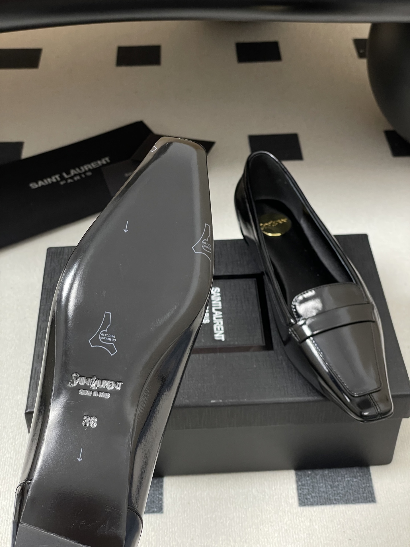 “Saint Laurent 2025 Ballerina Shoes: Leather and Real Silk, Top Quality” - 图片 8