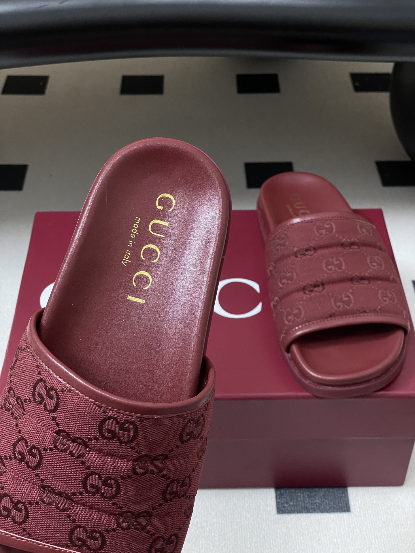 Gucci Lido Double G Logo Canvas Platform Beach Sandals - Summer Style 8 i1754862765655 1220 0 4