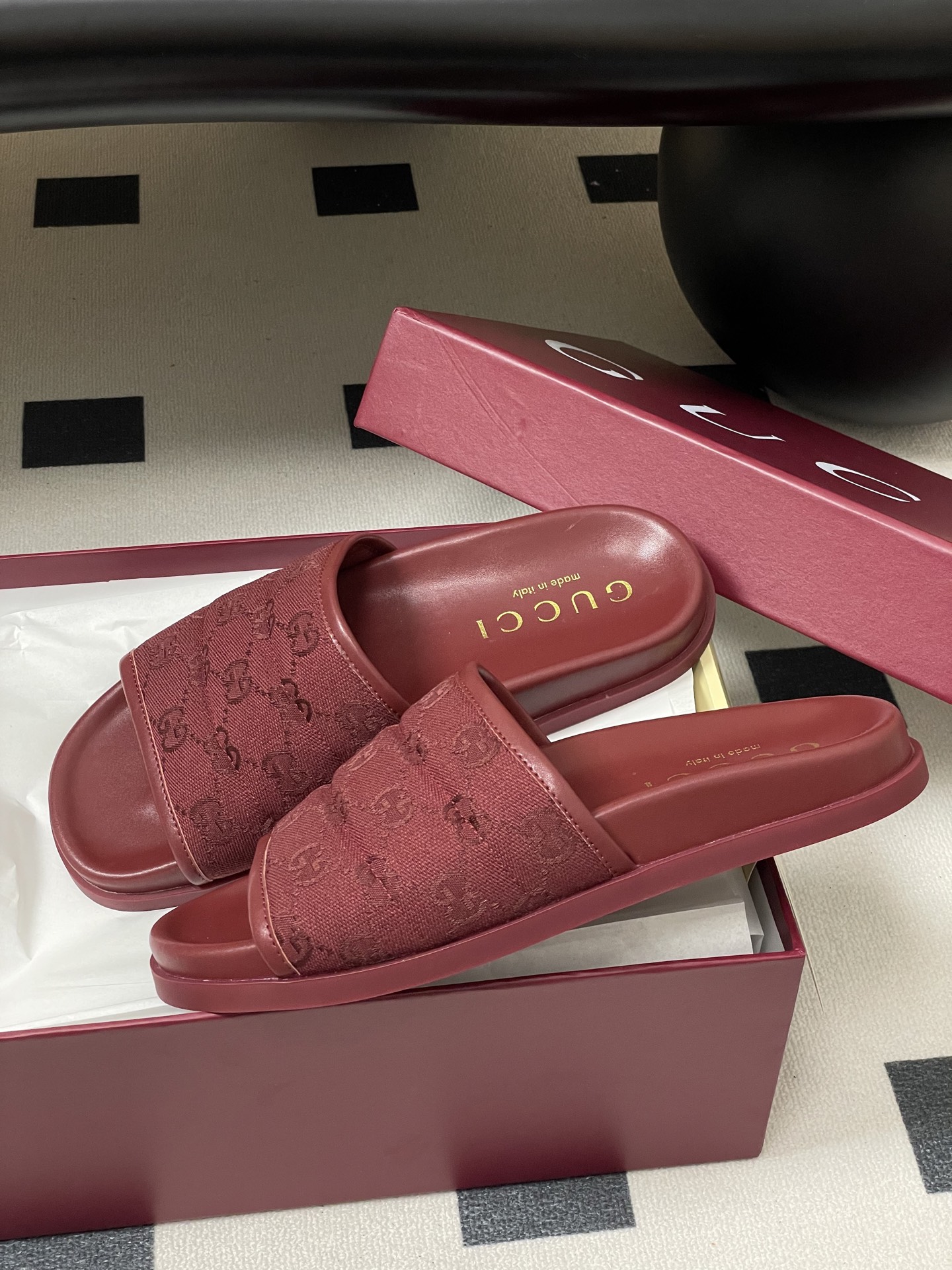 Gucci Lido Double G Logo Canvas Platform Beach Sandals - Summer Style 5 i1754862766878 7549 0 7