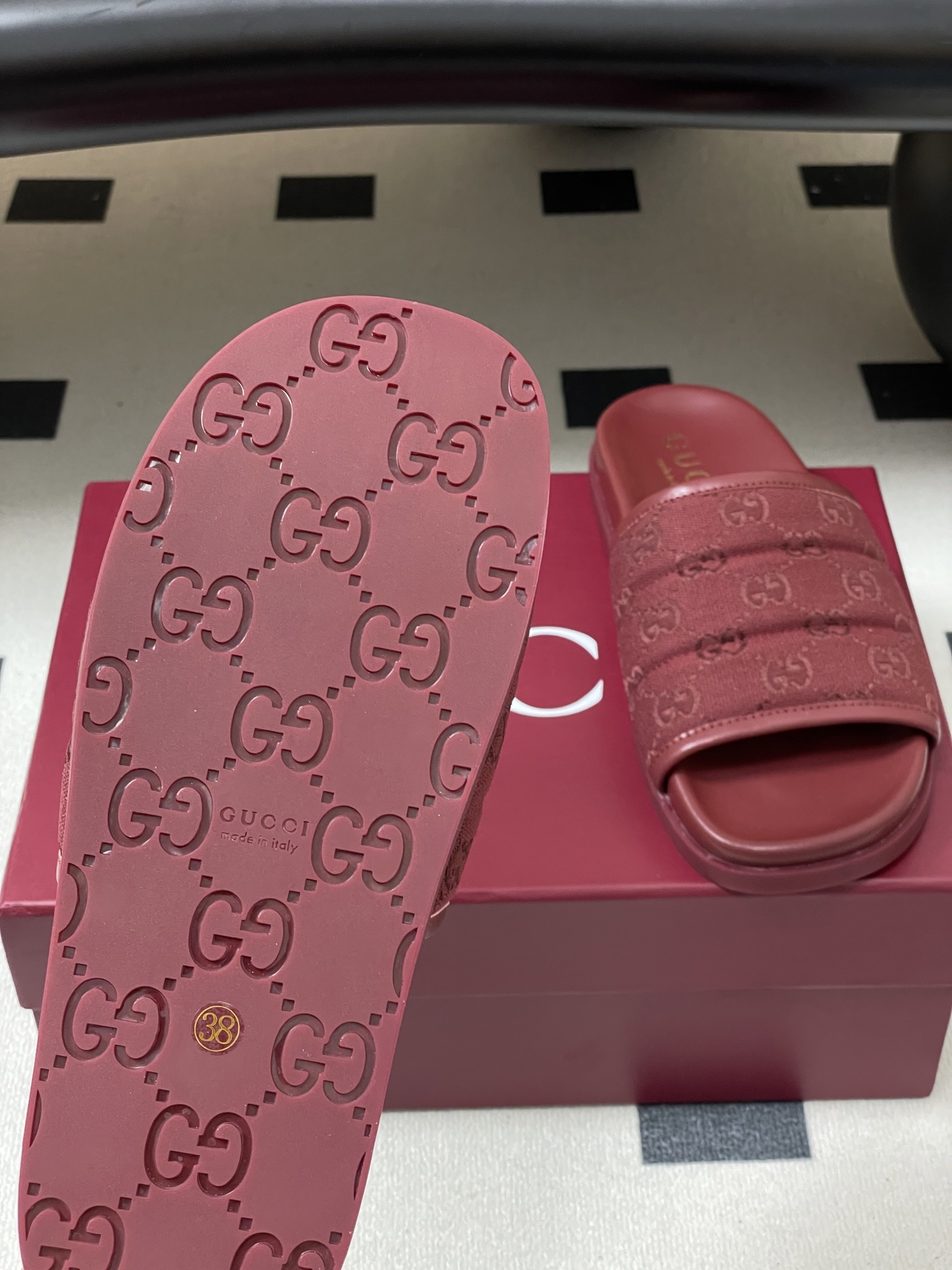 Gucci Lido Double G Logo Canvas Platform Beach Sandals - Summer Style 9 i1754862766951 163 0 5