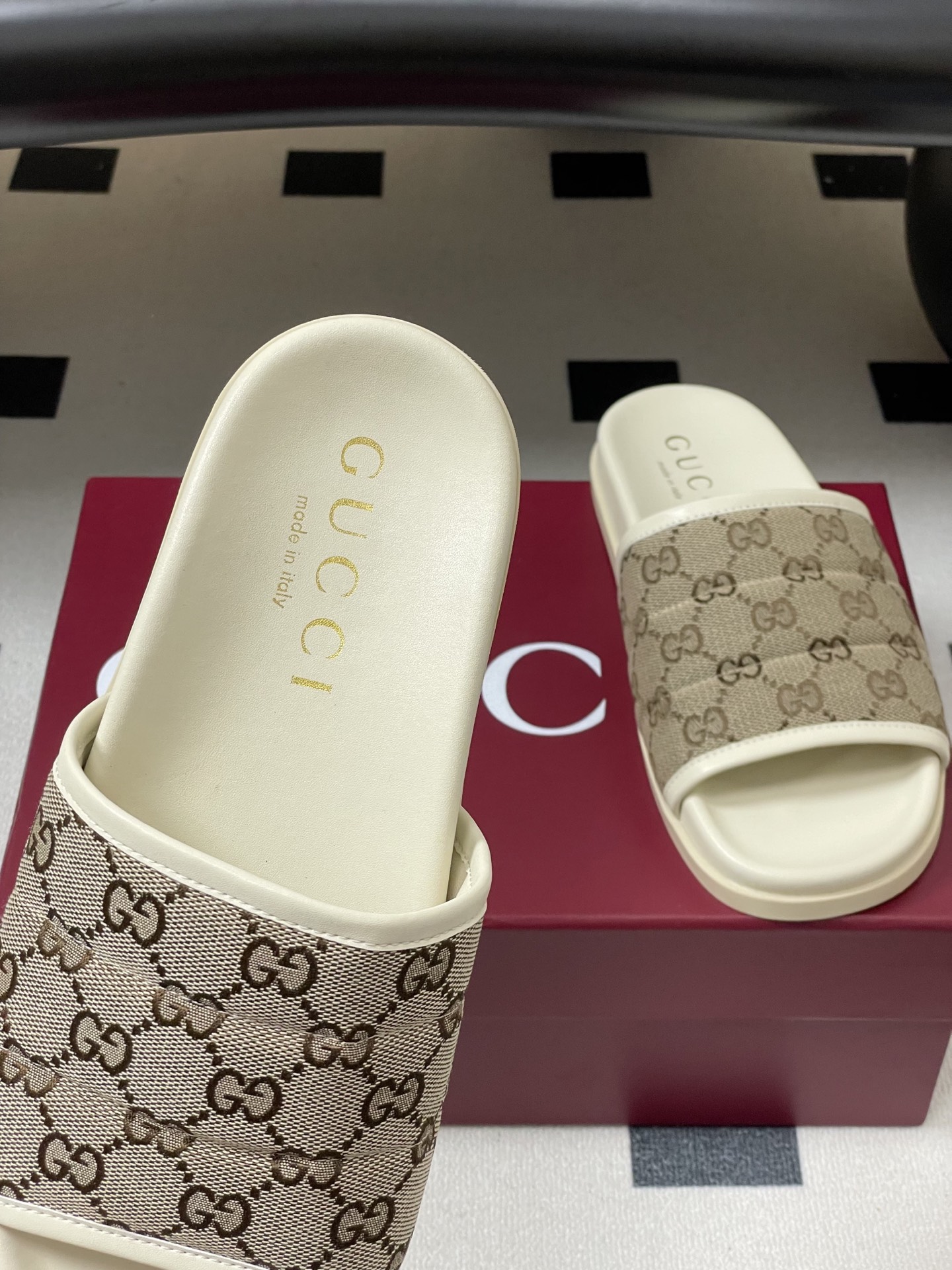 Gucci Lido Double G Logo Espadrille Platform Slide Sandals 8 i1754862802561 8491 0 4