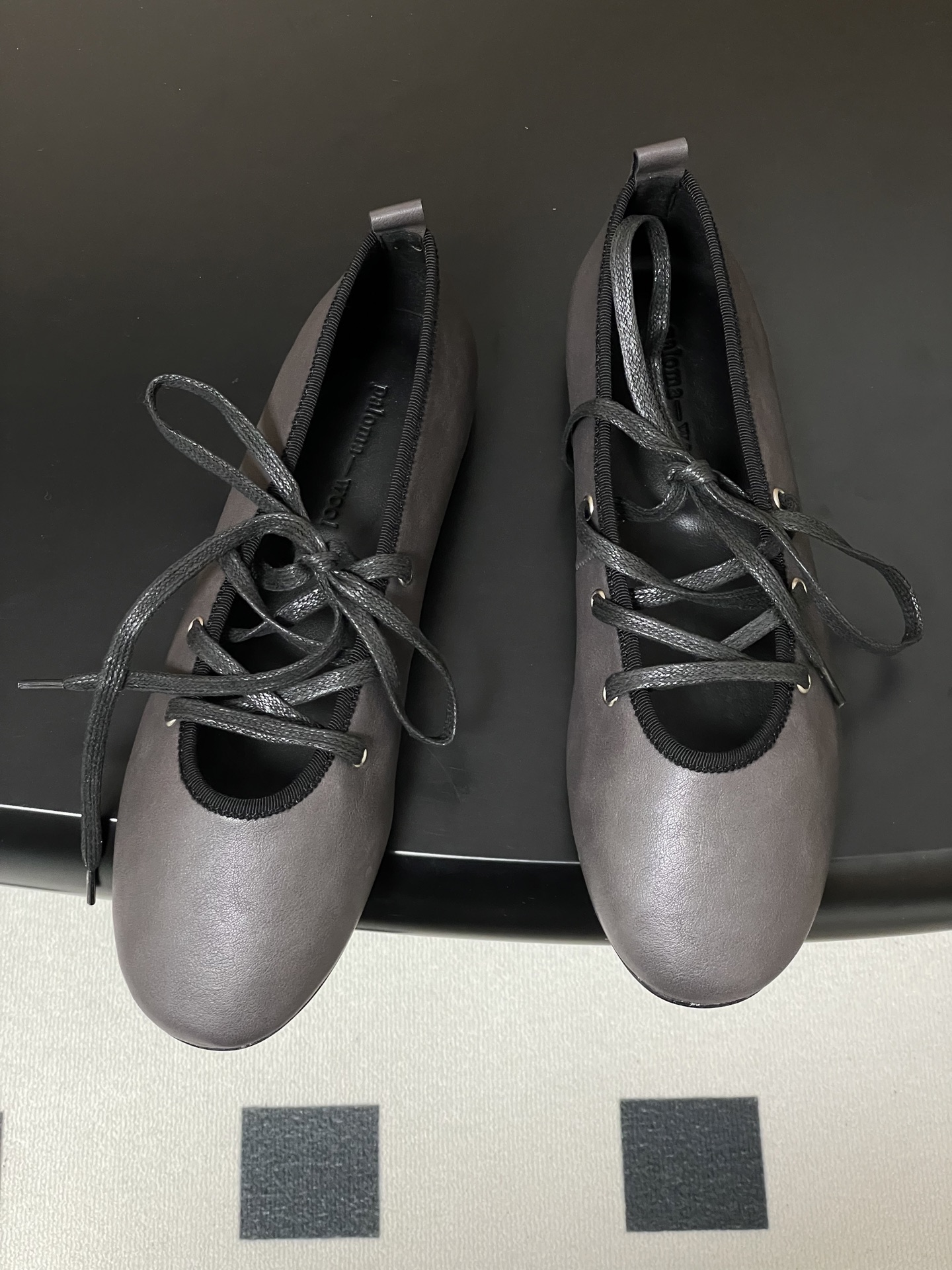 Paloma Wool 2025 Ballet Flats, Women's Lace-Up Leather Mary Jane Shoes 3 i1754940761001 7387 0 2