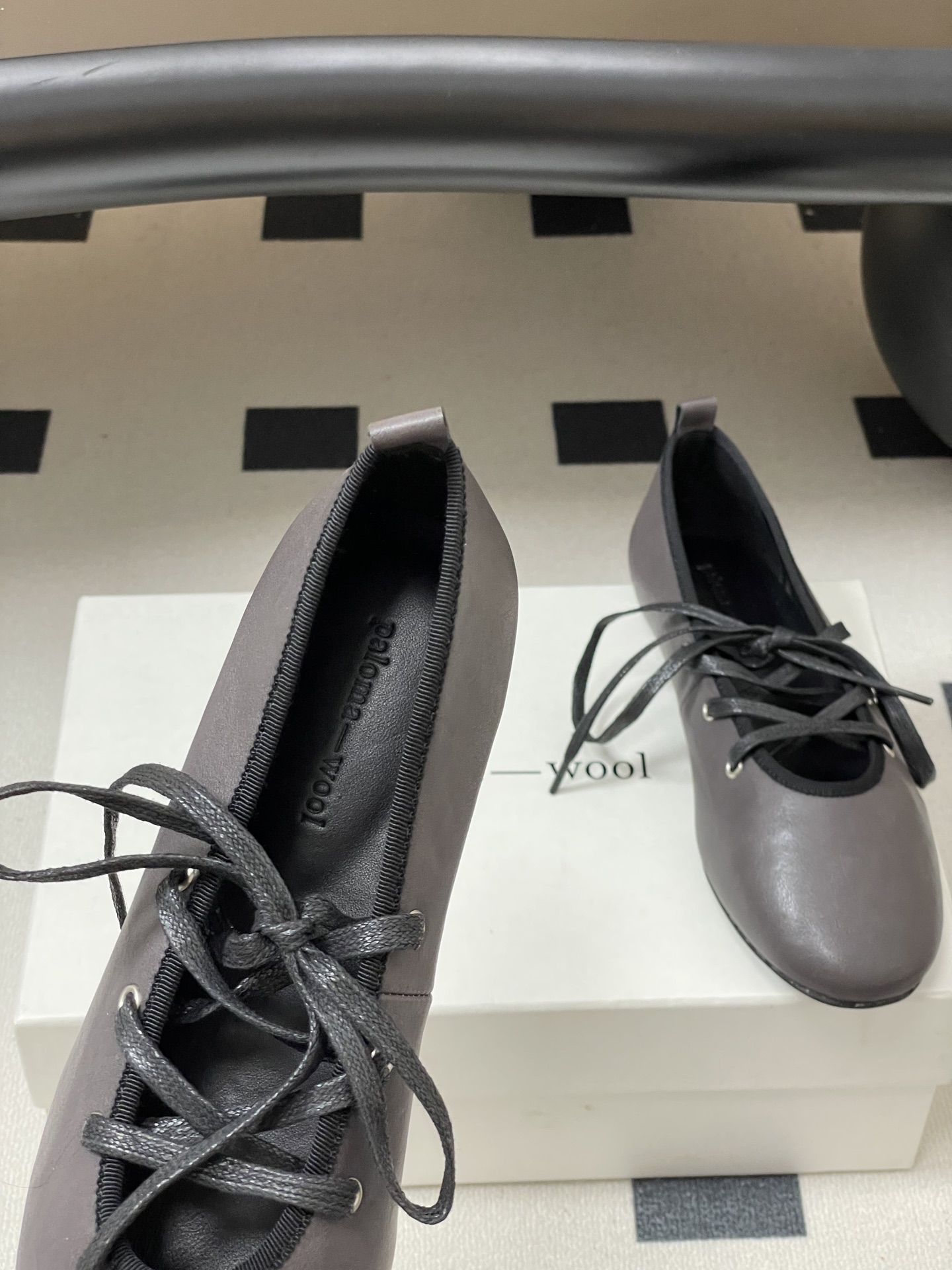 Paloma Wool 2025 Ballet Flats, Women's Lace-Up Leather Mary Jane Shoes 8 i1754940761055 5126 0 4
