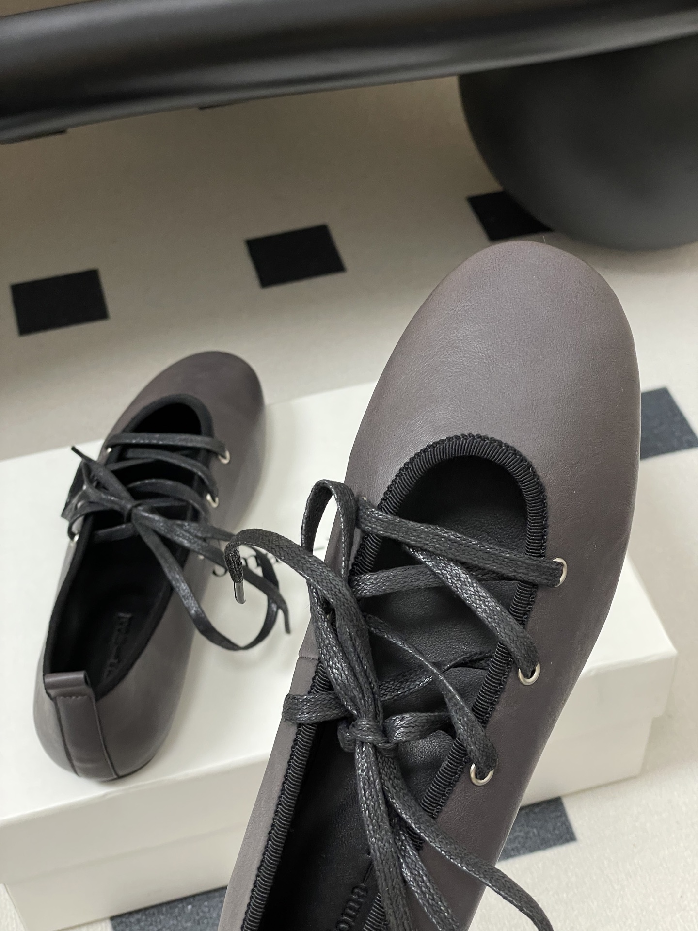 Paloma Wool 2025 Ballet Flats, Women's Lace-Up Leather Mary Jane Shoes 10 i1754940761086 7687 0 6