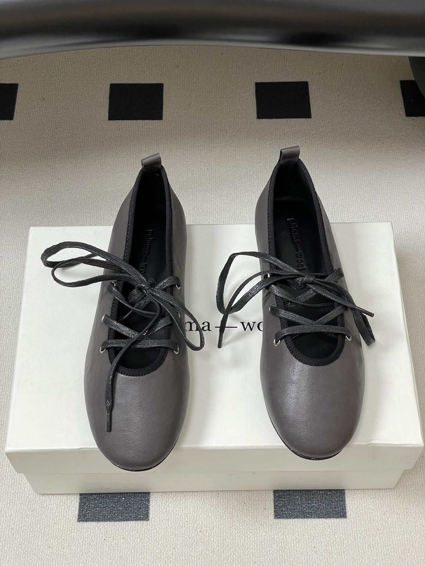 Paloma Wool 2025 Ballet Flats, Women's Lace-Up Leather Mary Jane Shoes 6 i1754940762700 1492 0 3